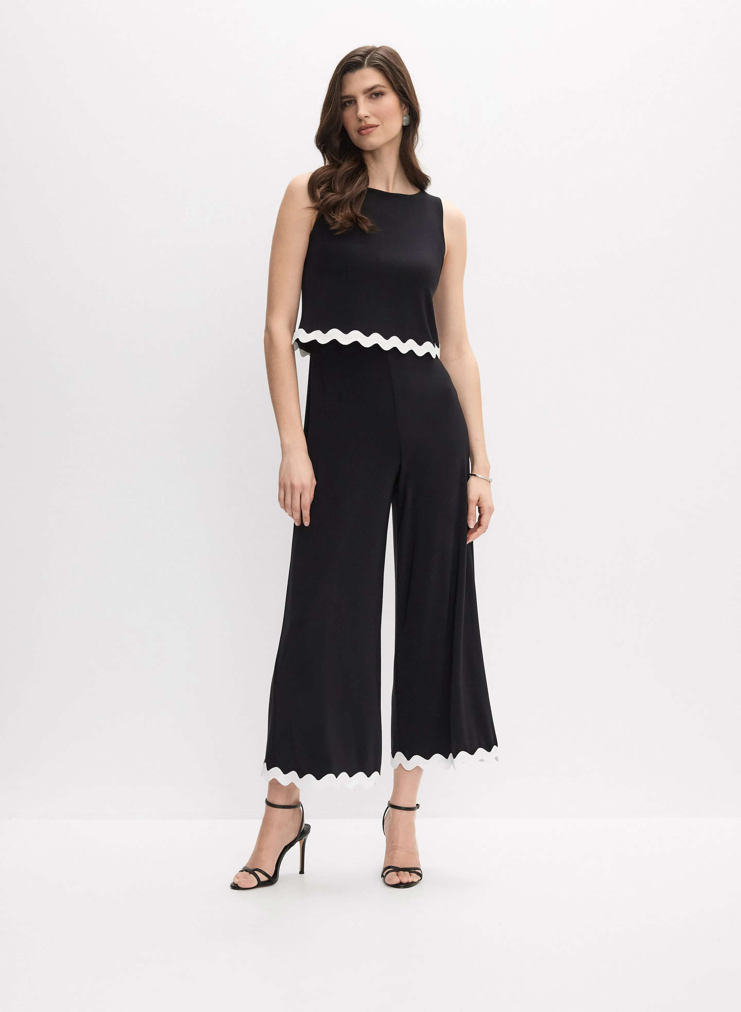 Joseph Ribkoff - Sleeveless Wide-Leg Jumpsuit sold by Melanie Lyne
