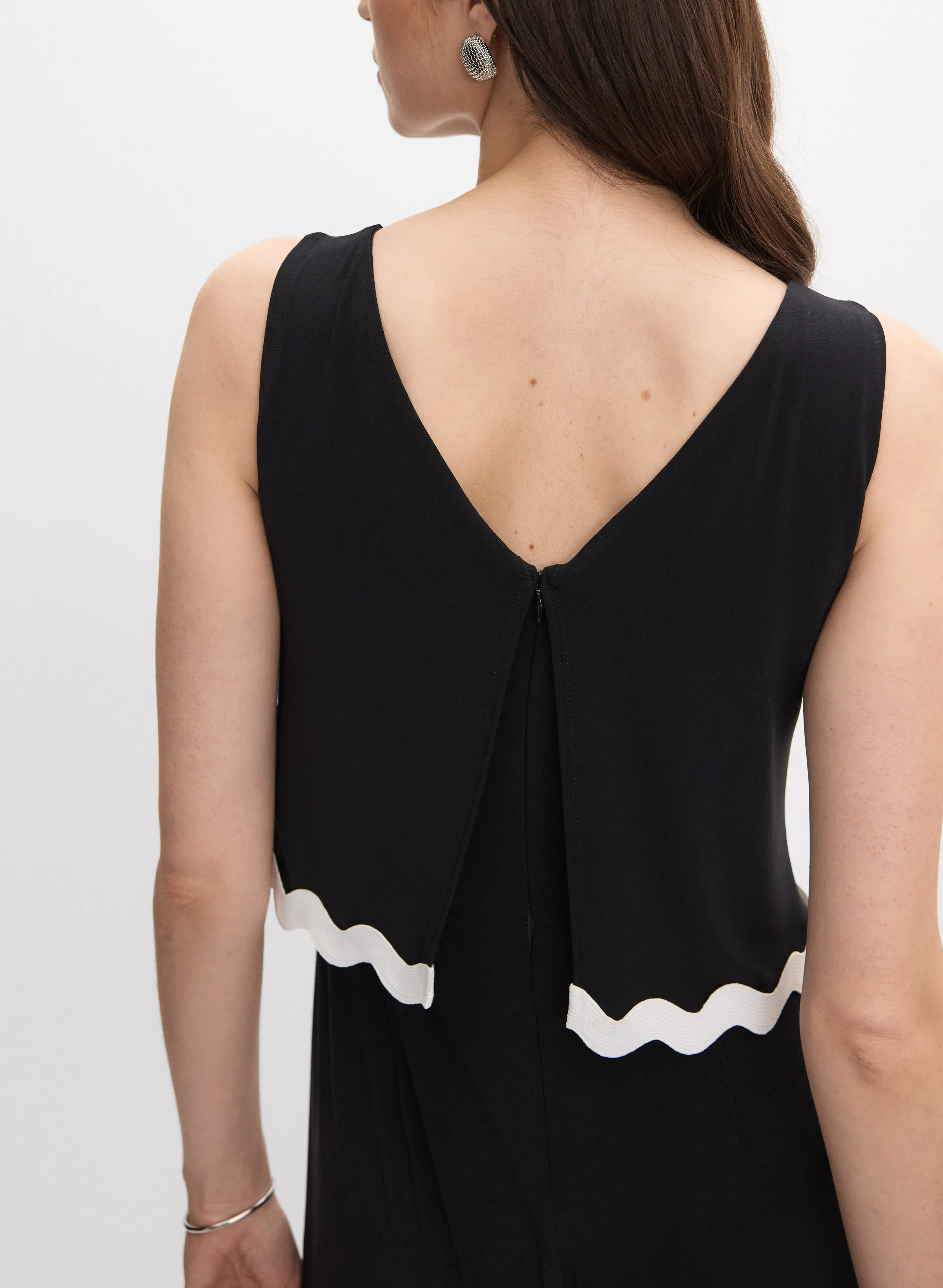 Joseph Ribkoff - Sleeveless Wide-Leg Jumpsuit sold by Melanie Lyne product image thumbnail 5