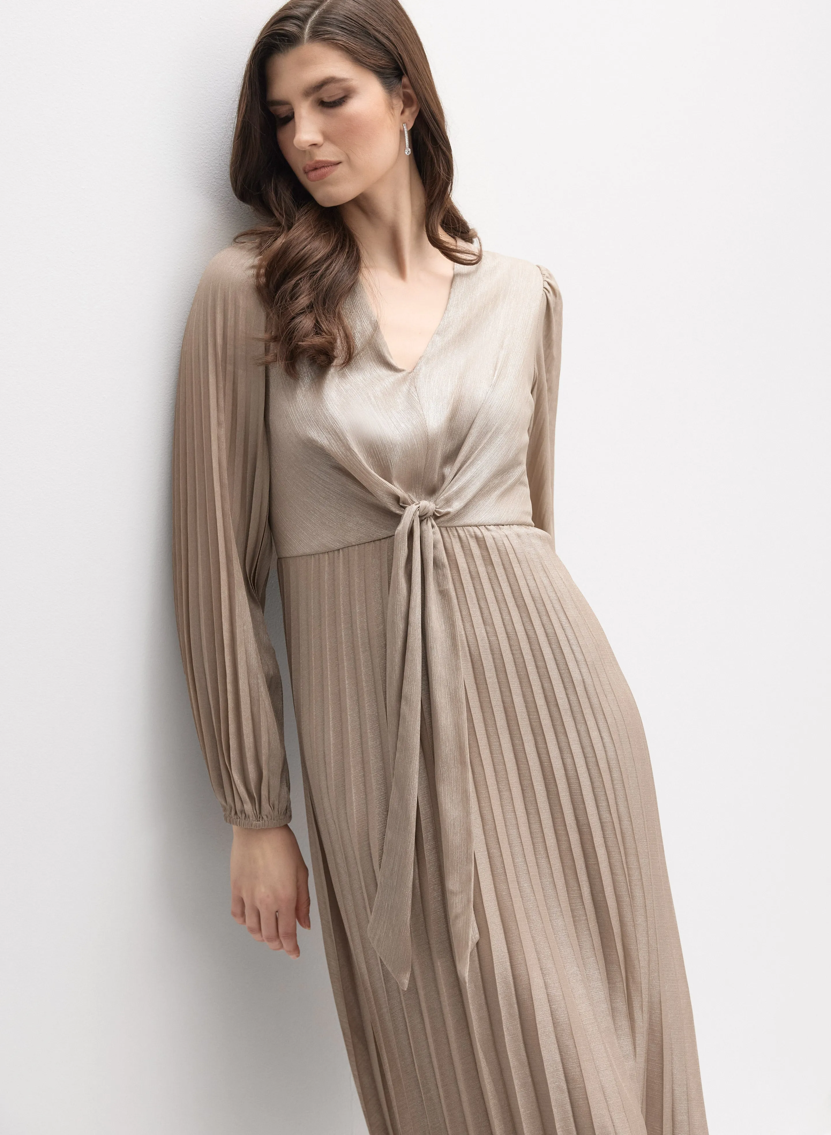 Joseph Ribkoff - Pleated Midi Dress sold by Melanie Lyne product image thumbnail 5
