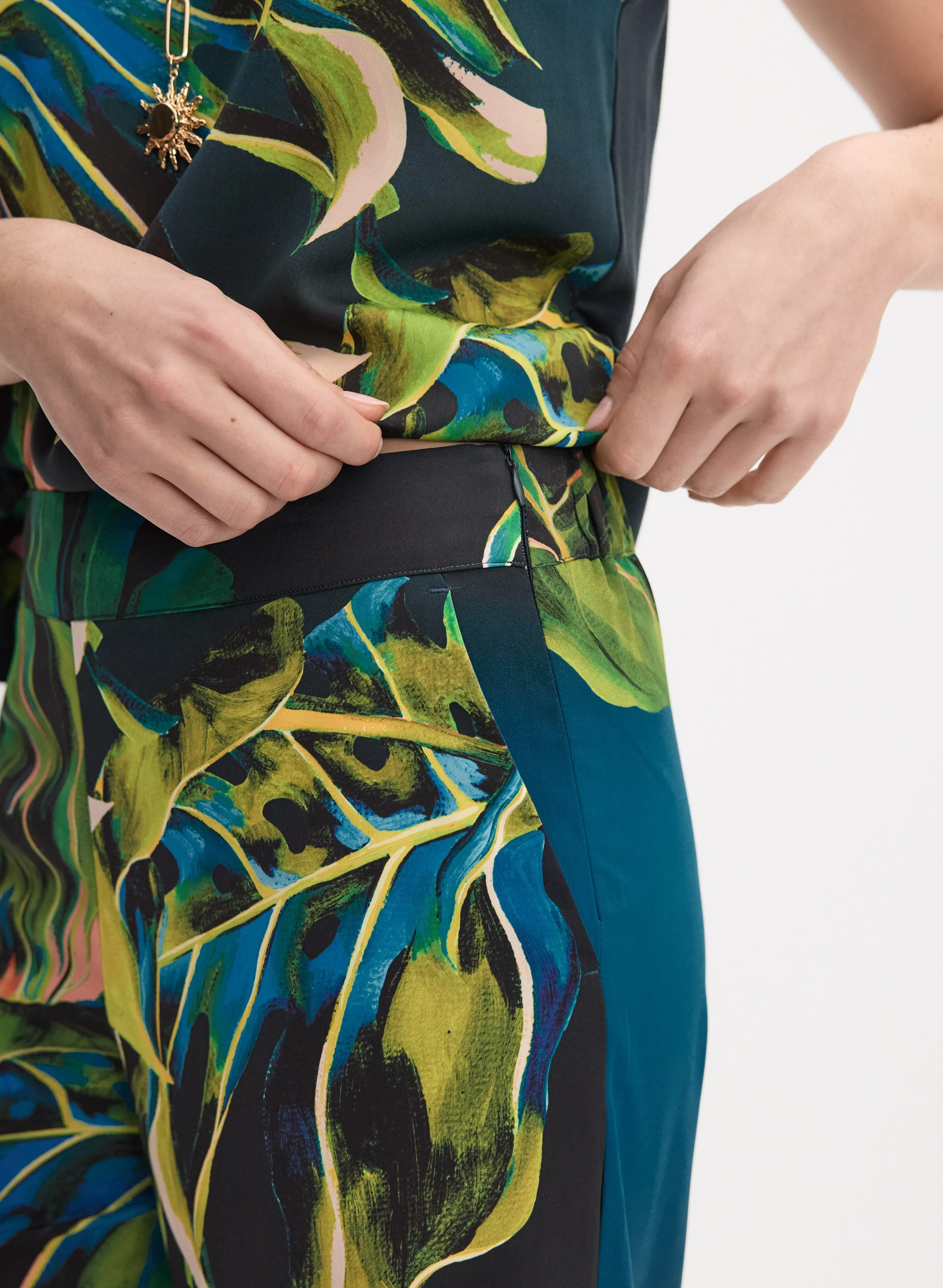 Tropical Print Pants sold by Melanie Lyne product image thumbnail 4