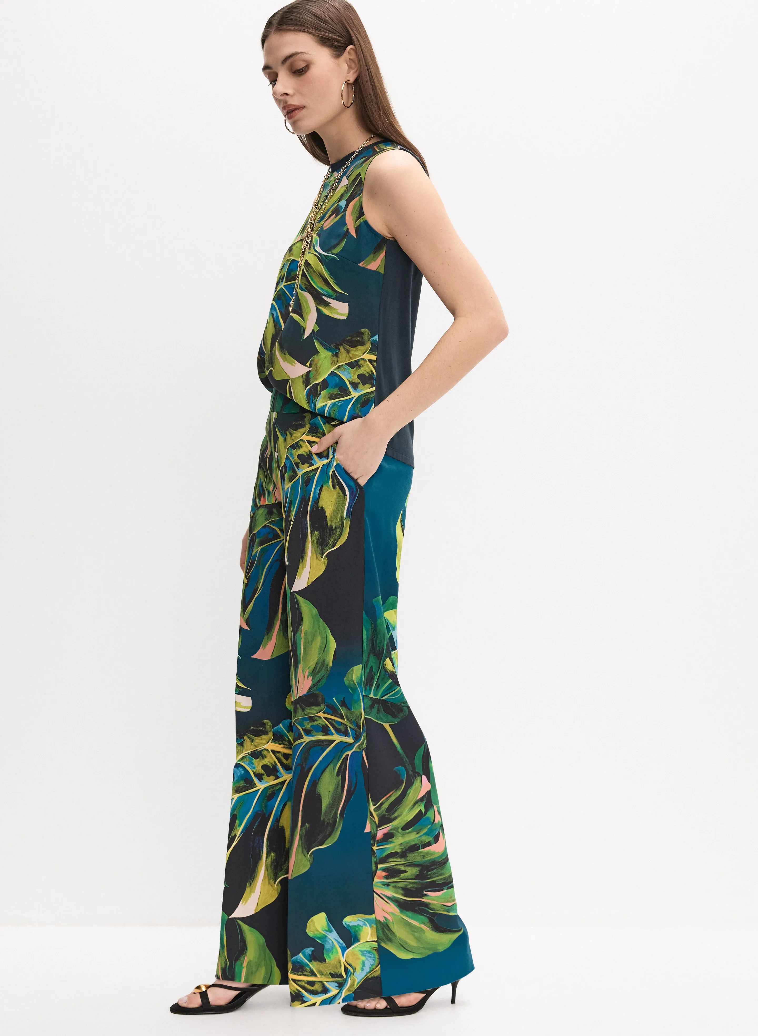 Tropical Print Pants sold by Melanie Lyne product image thumbnail 5