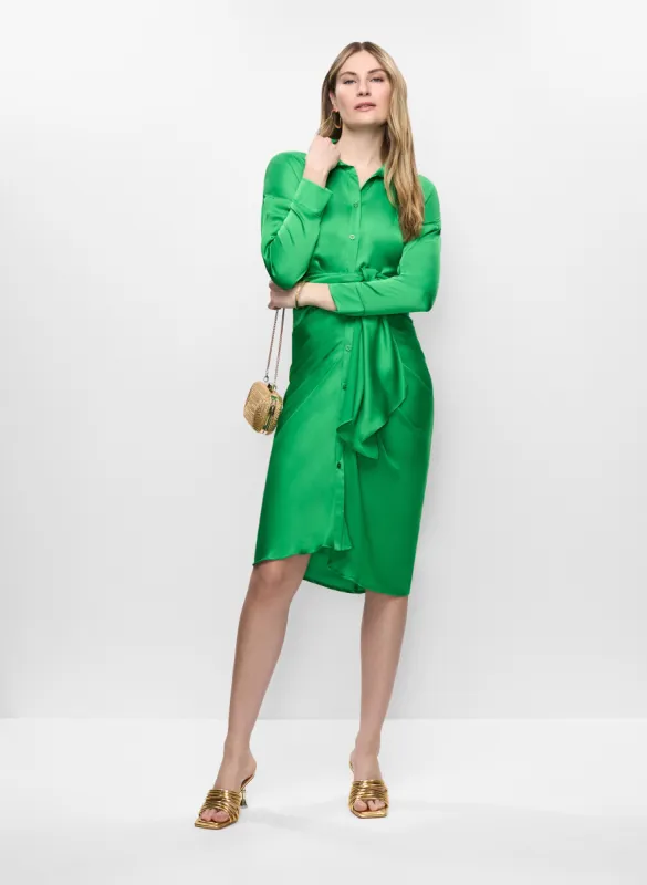 Joseph Ribkoff - Satin Shirt Dress sold by Melanie Lyne