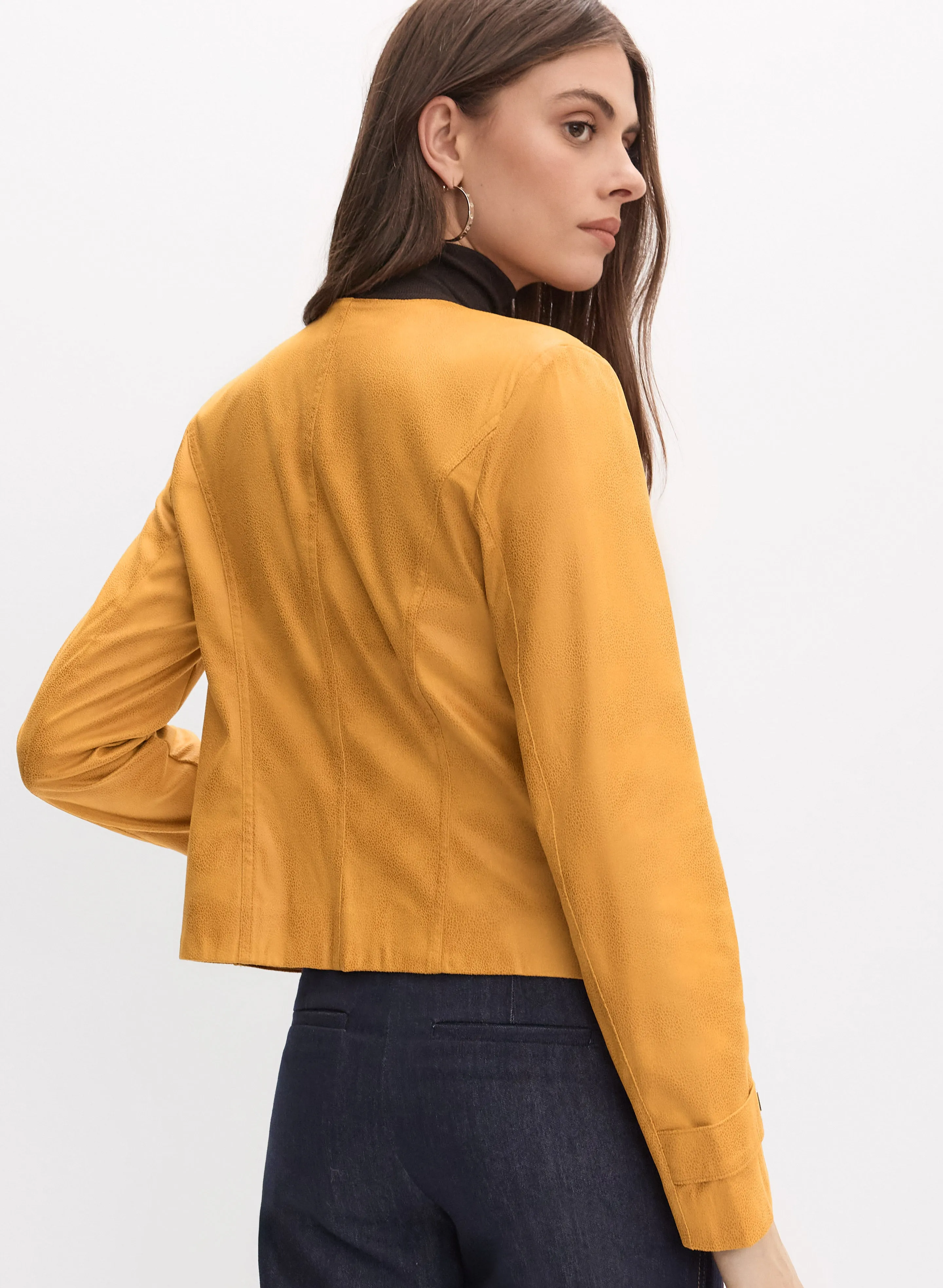 Joseph Ribkoff - Faux-Suede Jacket sold by Melanie Lyne product image thumbnail 4
