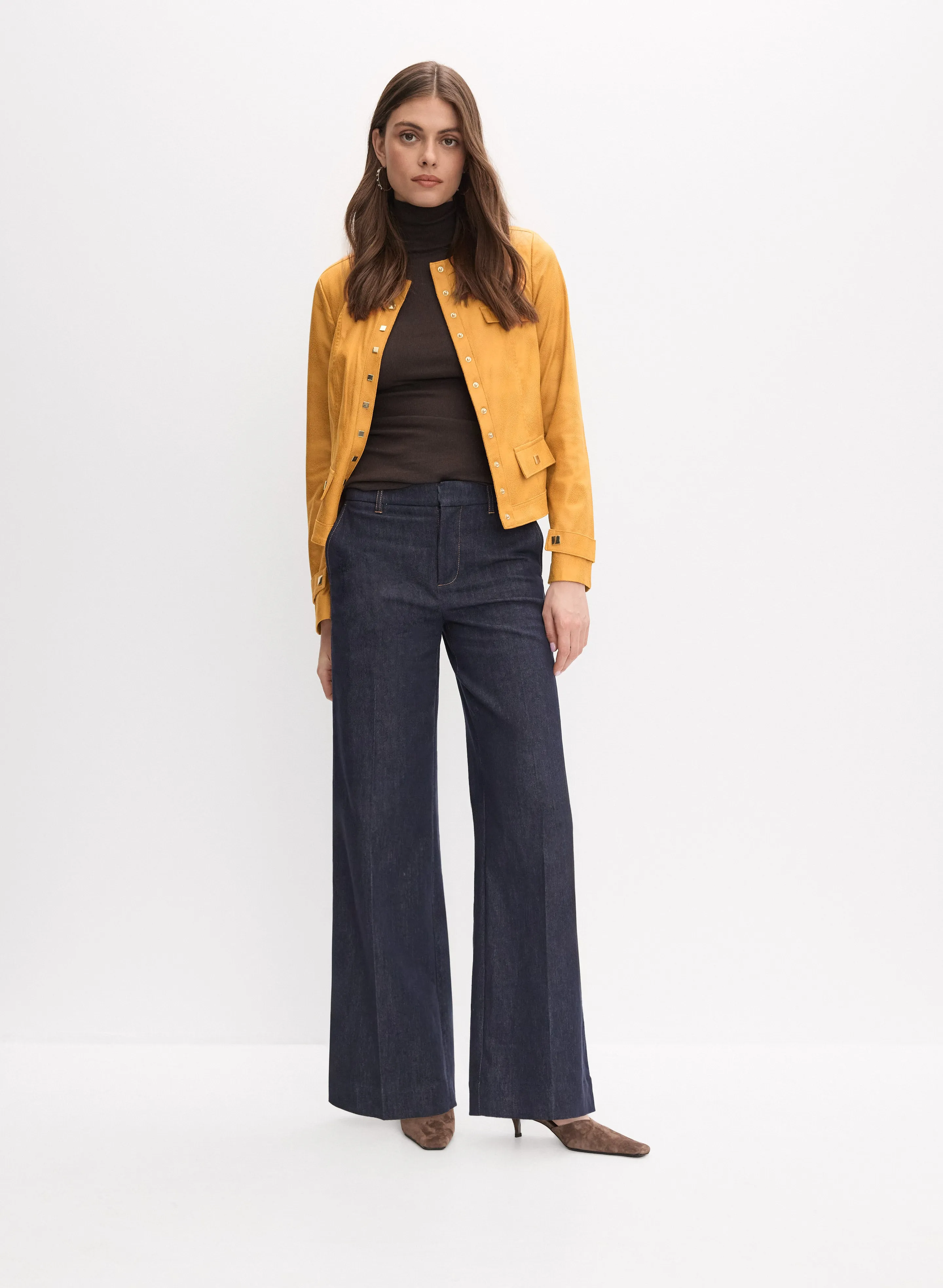 Joseph Ribkoff - Faux-Suede Jacket sold by Melanie Lyne product image thumbnail 3