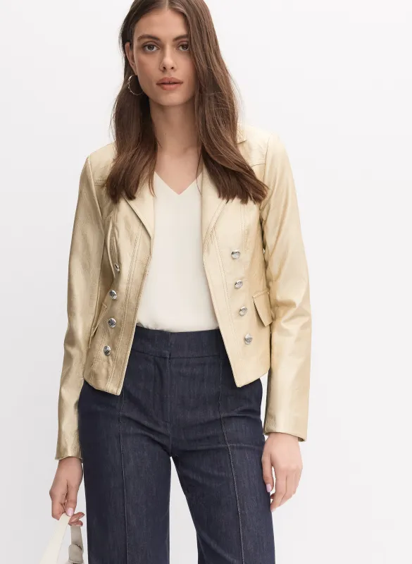 Joseph Ribkoff - Faux-Suede Cropped Jacket made by Melanie Lyne