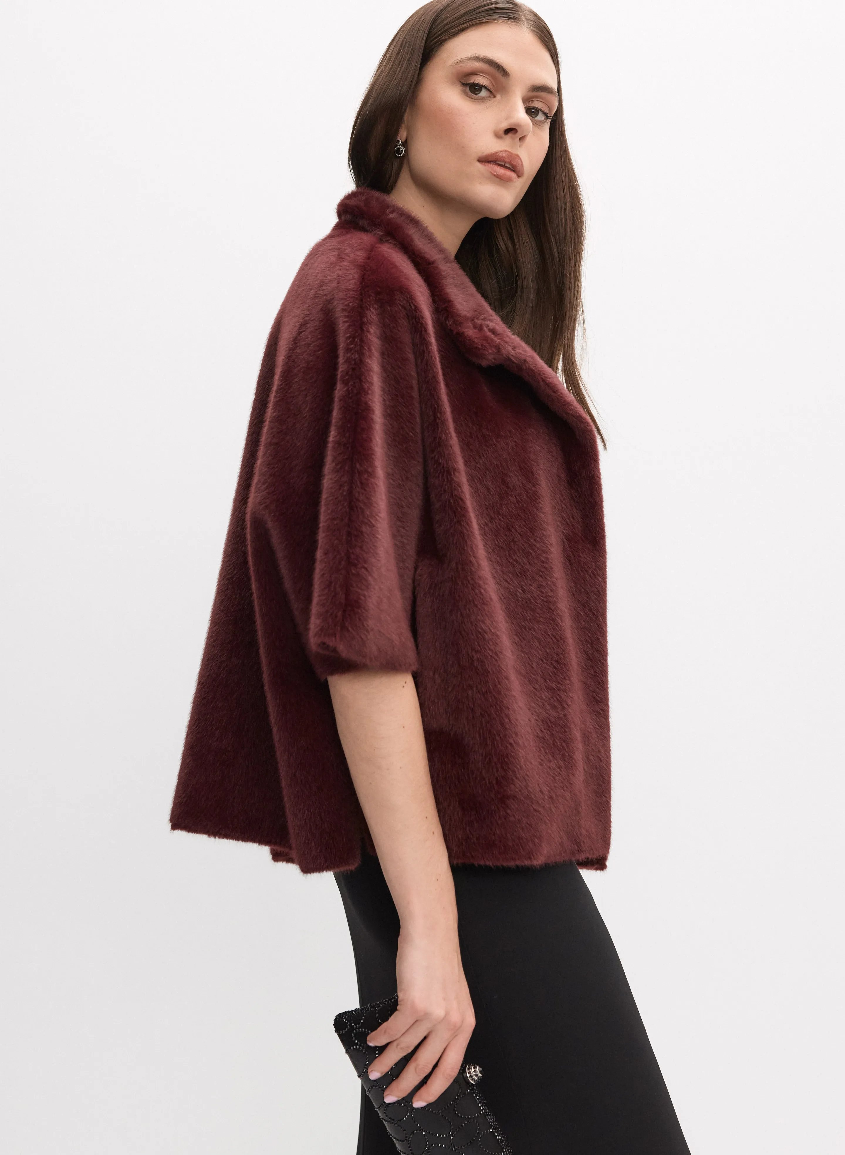 Joseph Ribkoff - Faux-Fur Jacket sold by Melanie Lyne product image thumbnail 5