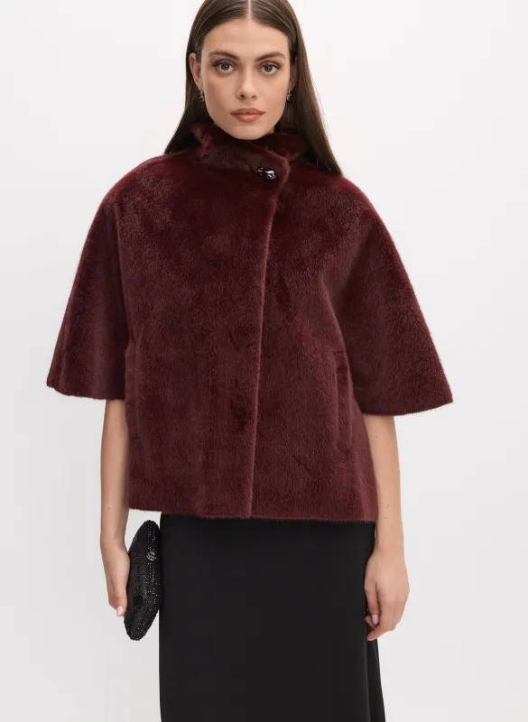 Joseph Ribkoff - Faux-Fur Jacket made by Melanie Lyne