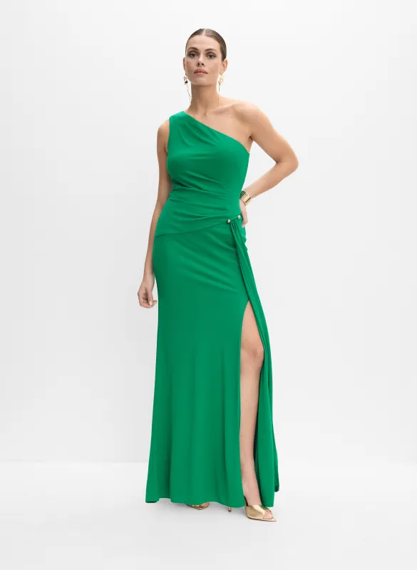 BA Nites - One-Shoulder Jersey Dress made by Melanie Lyne