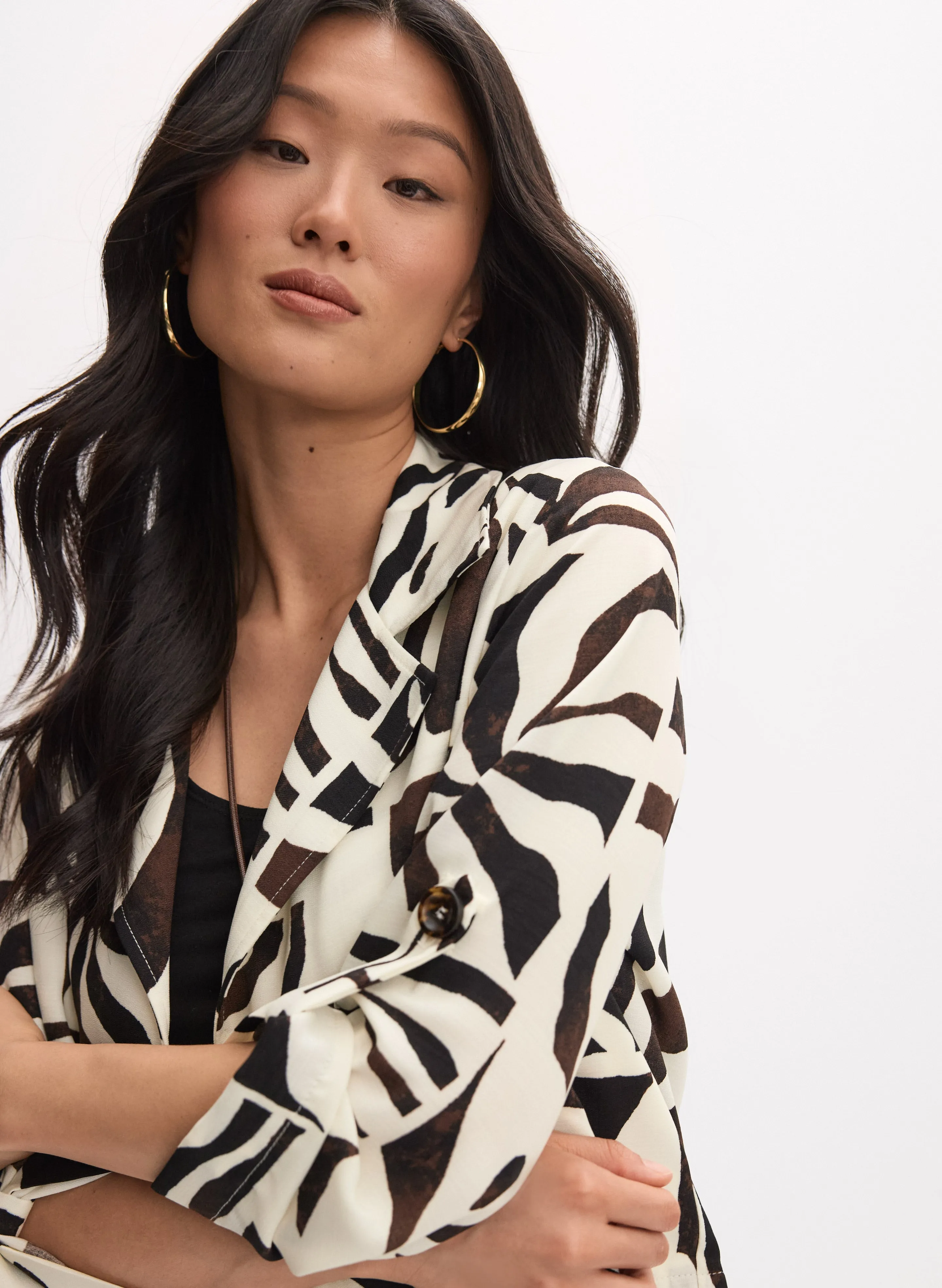 Joseph Ribkoff - Abstract Print Jacket sold by Melanie Lyne product image thumbnail 5