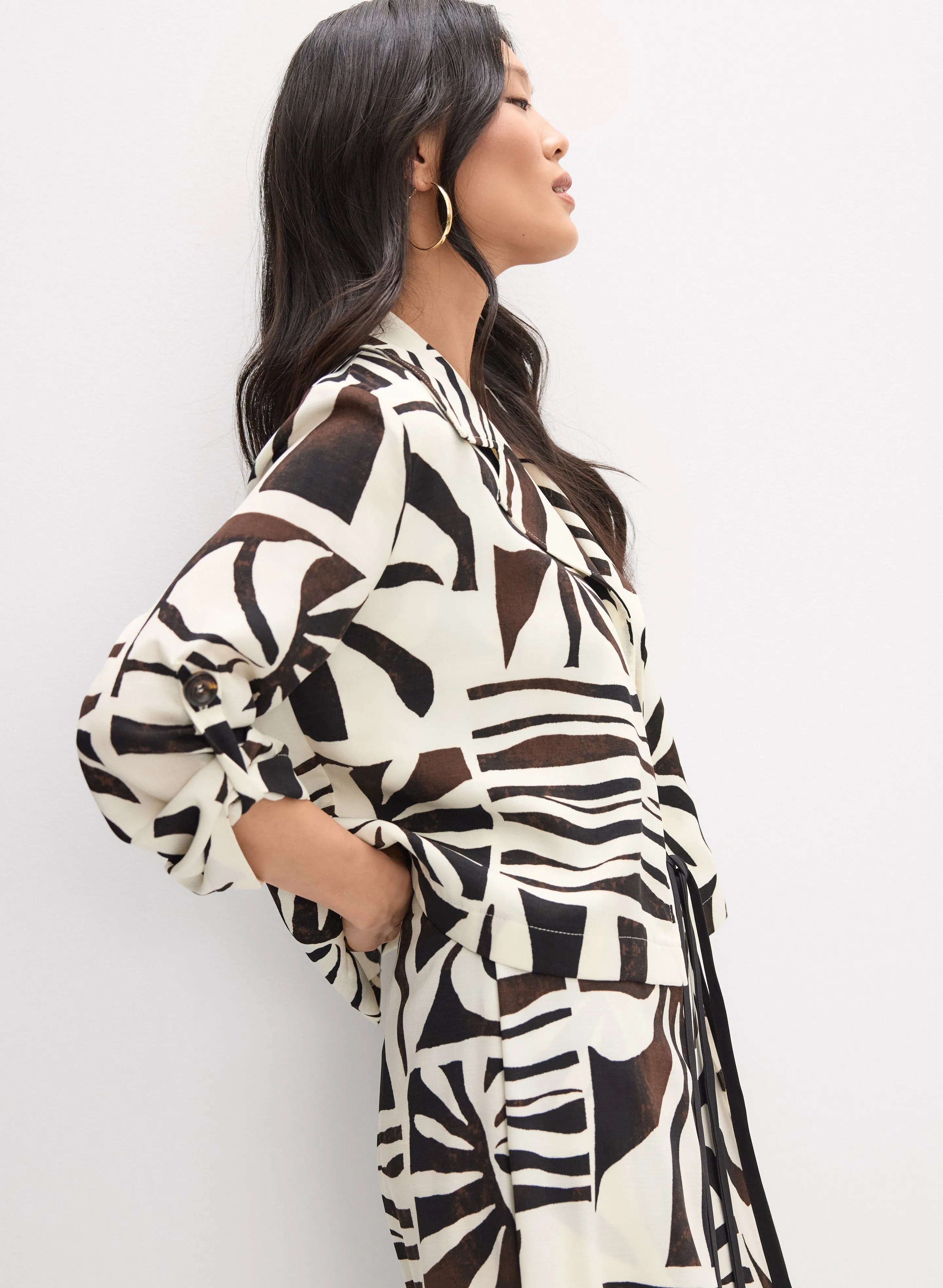 Joseph Ribkoff - Abstract Print Jacket sold by Melanie Lyne product image thumbnail 2