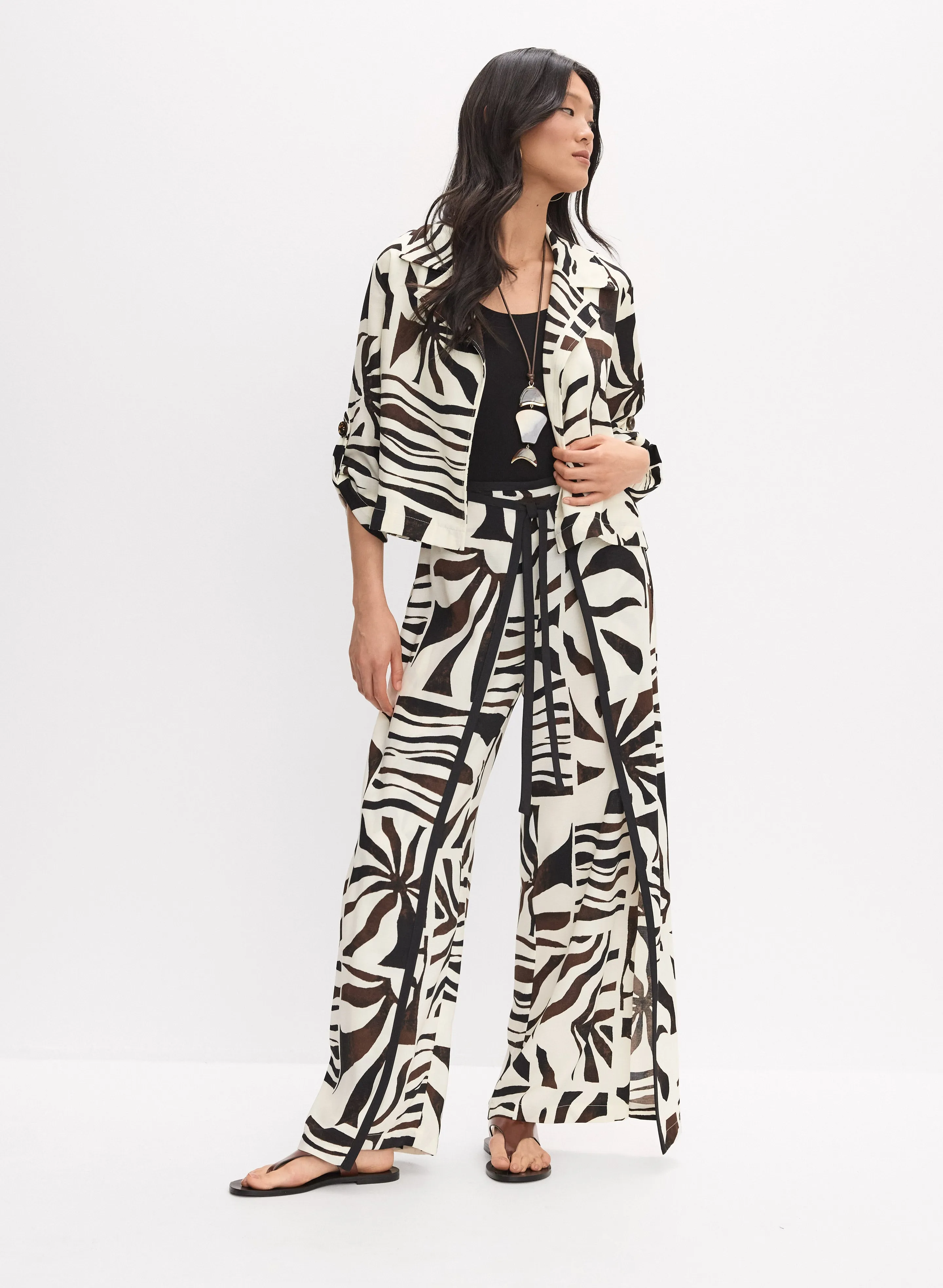 Joseph Ribkoff - Abstract Print Jacket sold by Melanie Lyne product image thumbnail 4