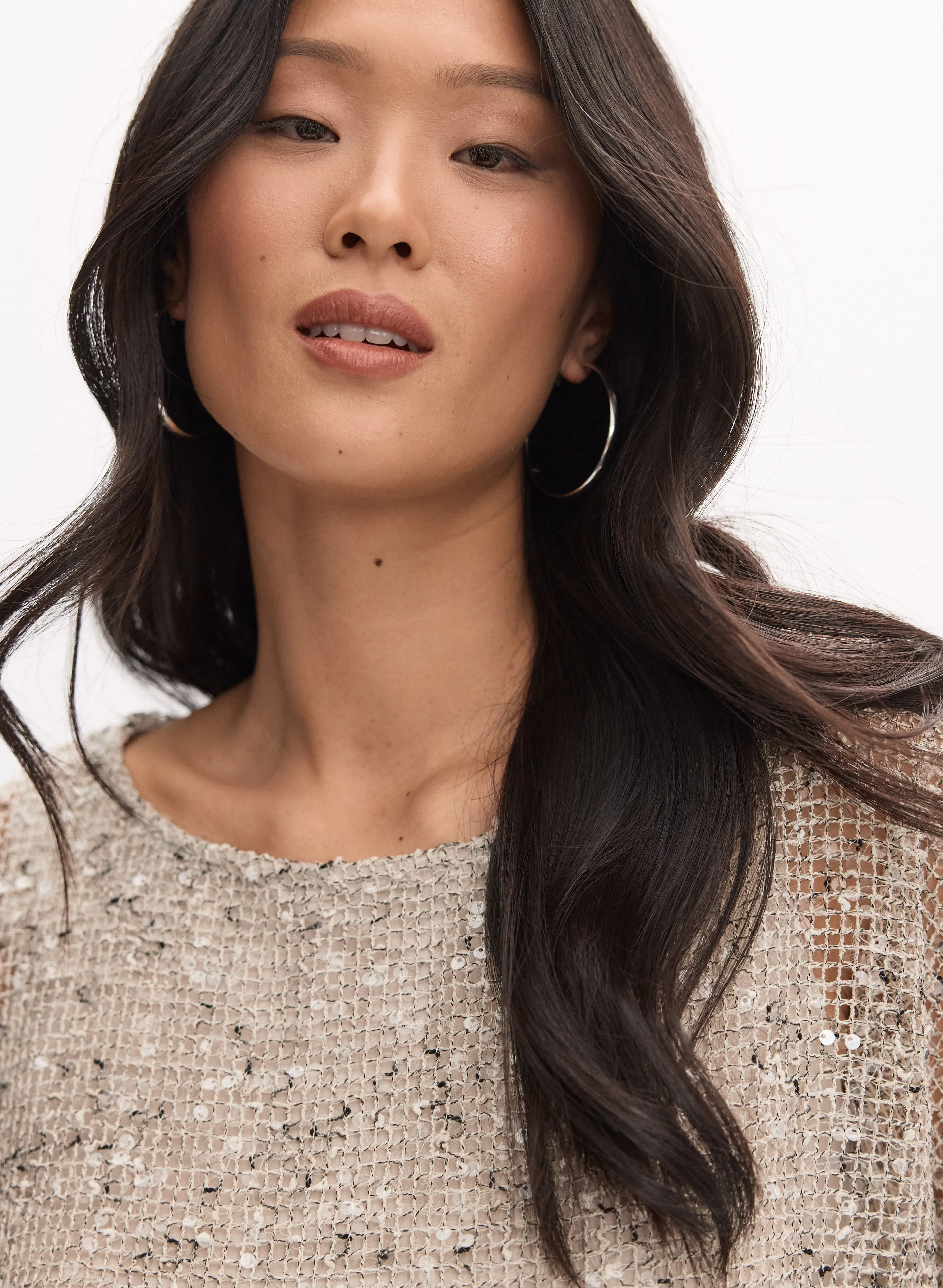 Joseph Ribkoff - Sequined Mesh Blouse sold by Melanie Lyne product image thumbnail 5