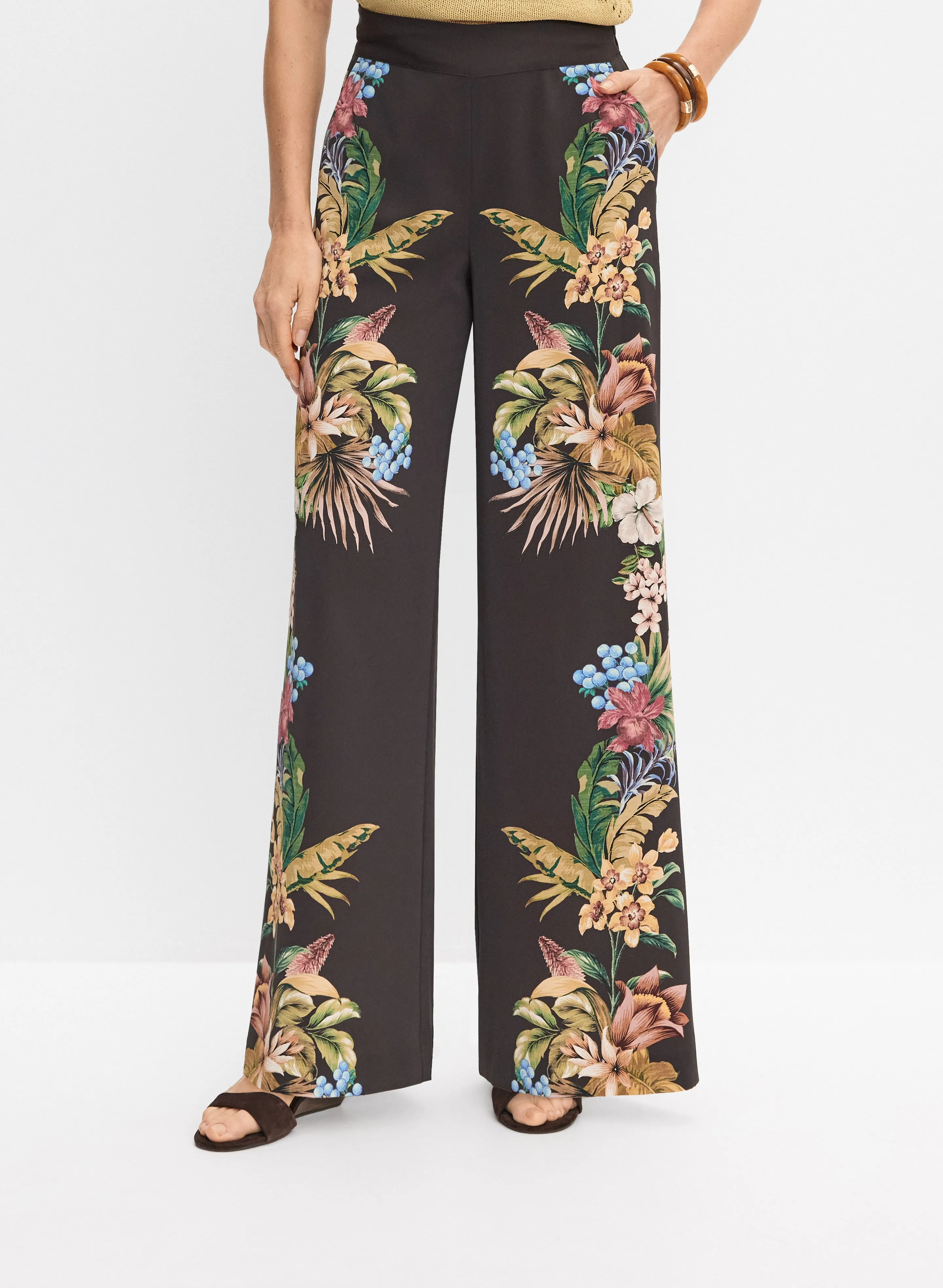 Tropical Print Pants sold by Melanie Lyne