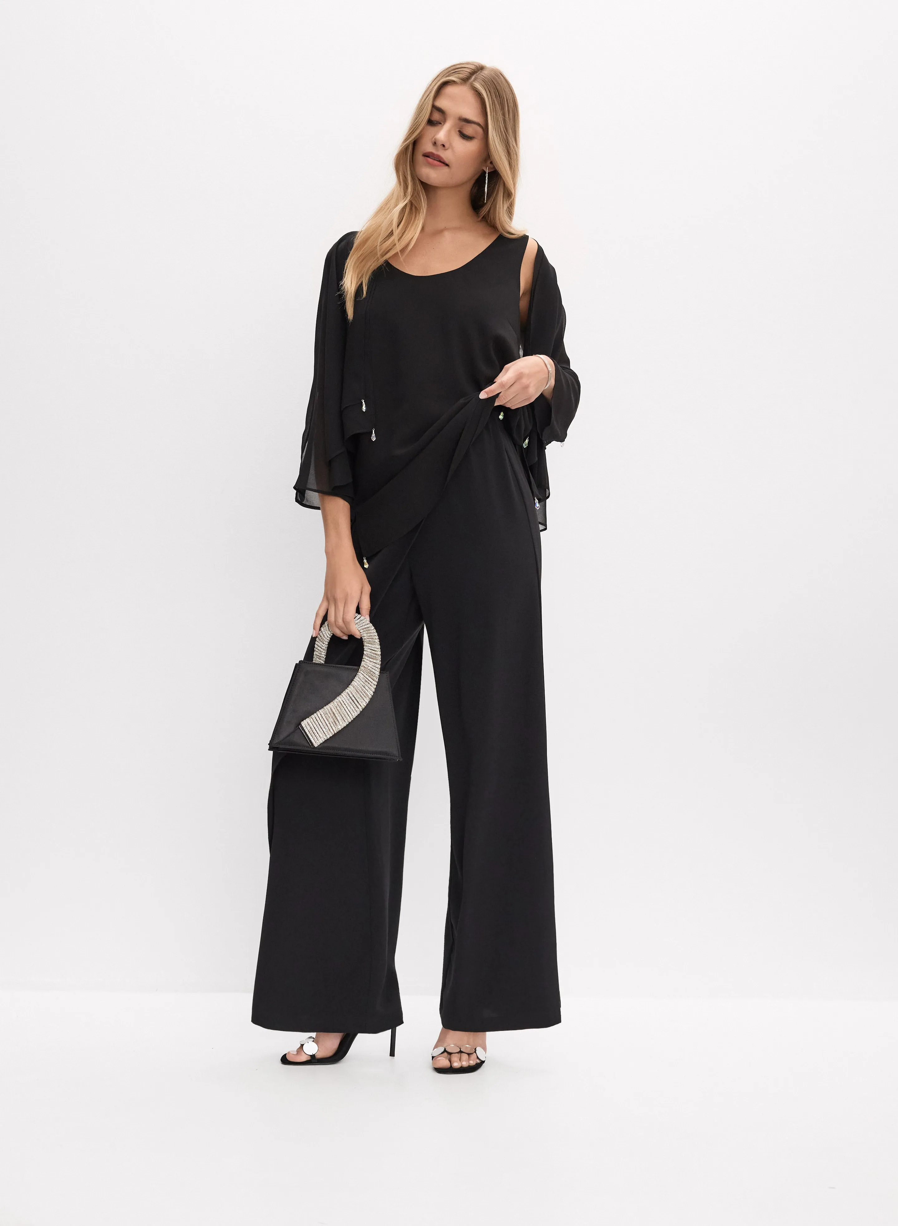 Joseph Ribkoff - Chiffon Blouse & Cover-Up Set sold by Melanie Lyne product image thumbnail 4