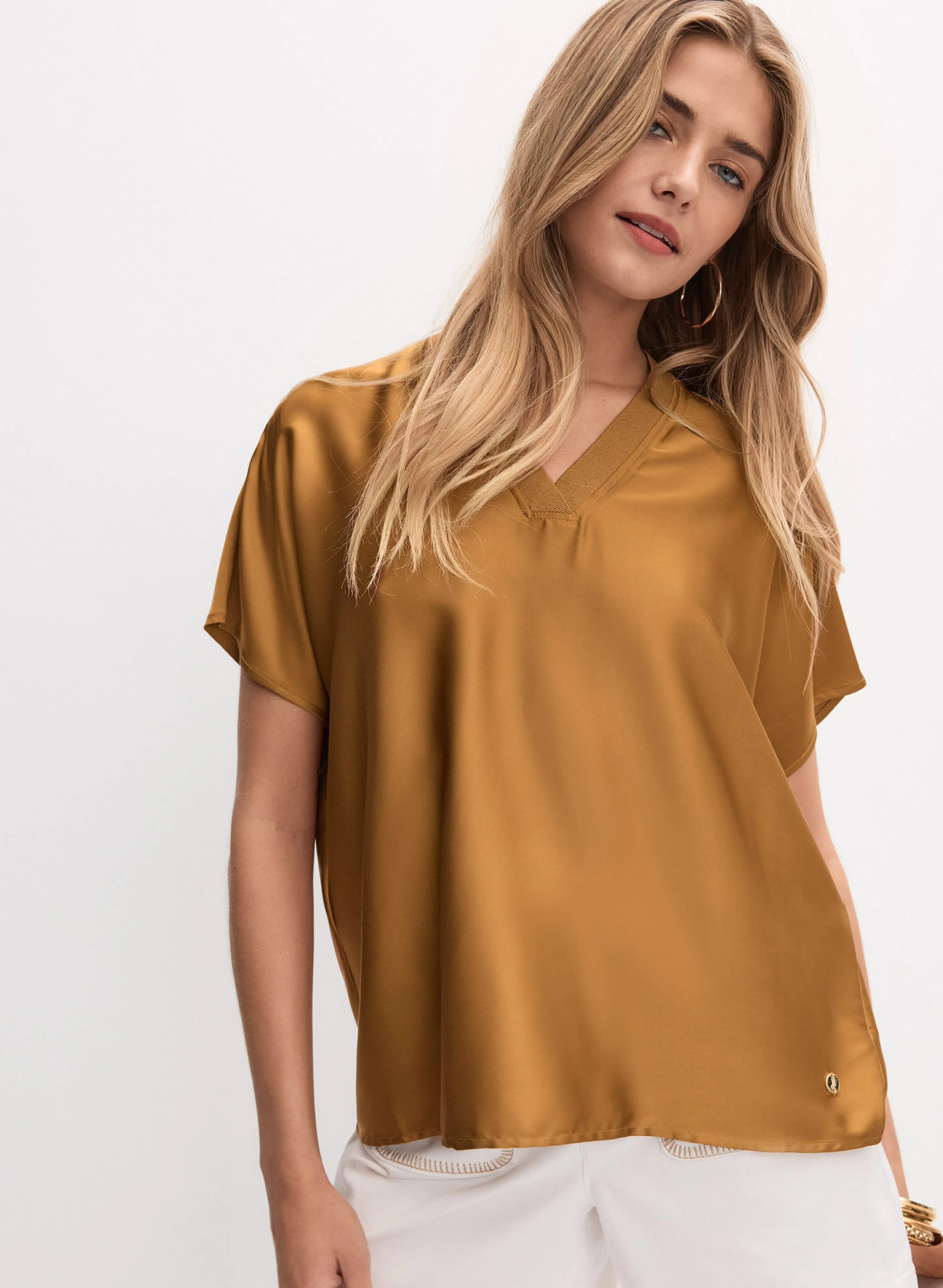 Joseph Ribkoff - Satin Top sold by Melanie Lyne product image thumbnail 5