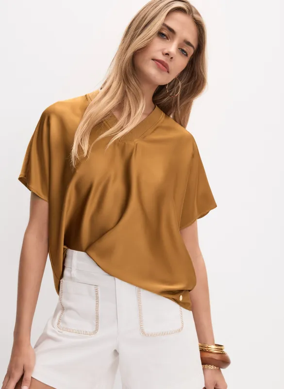 Joseph Ribkoff - Satin Top made by Melanie Lyne
