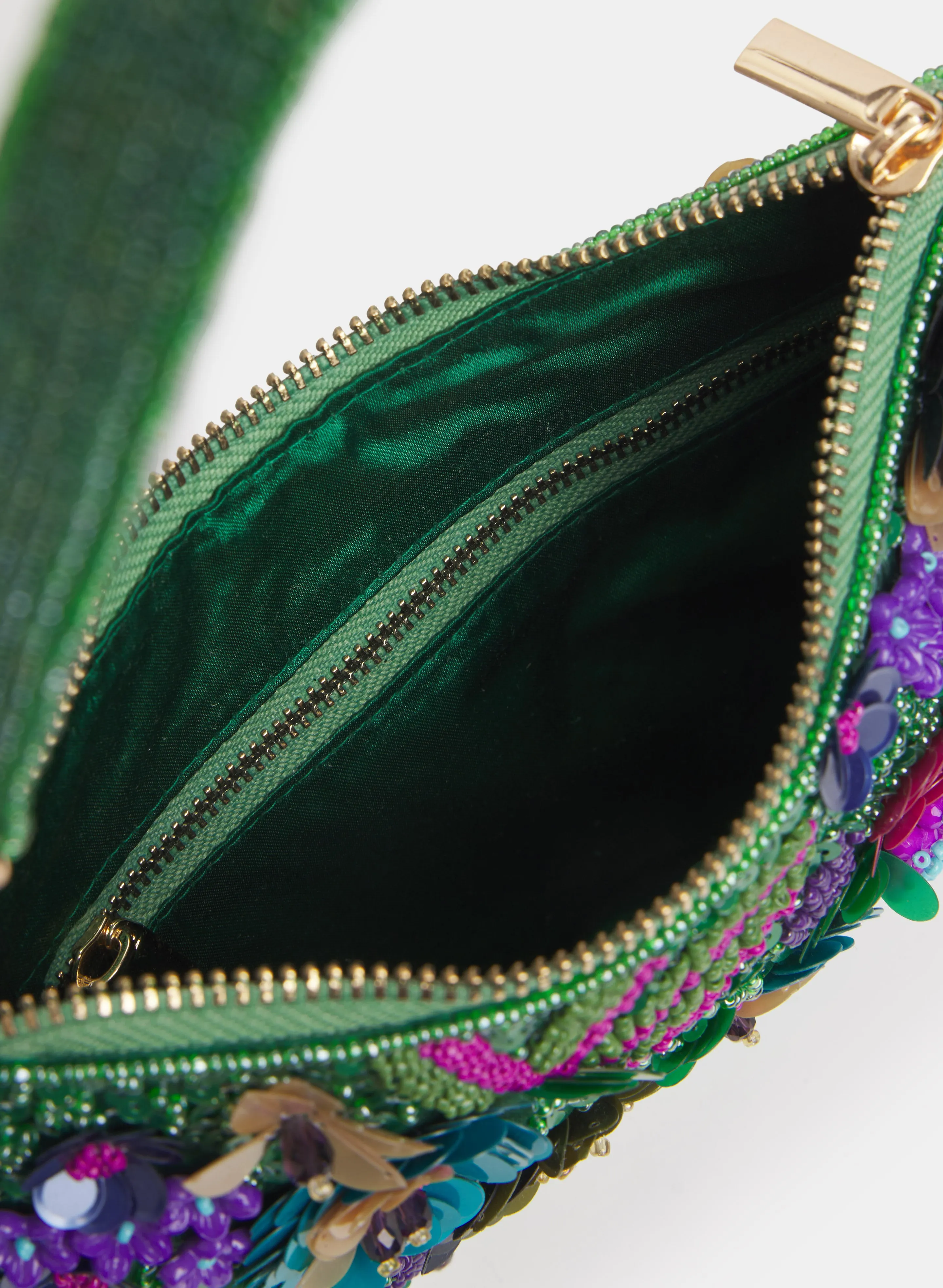 Sequined Floral Embellished Clutch sold by Melanie Lyne product image thumbnail 3