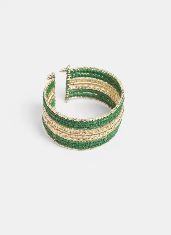 Bead Cuff Bracelet made by Melanie Lyne