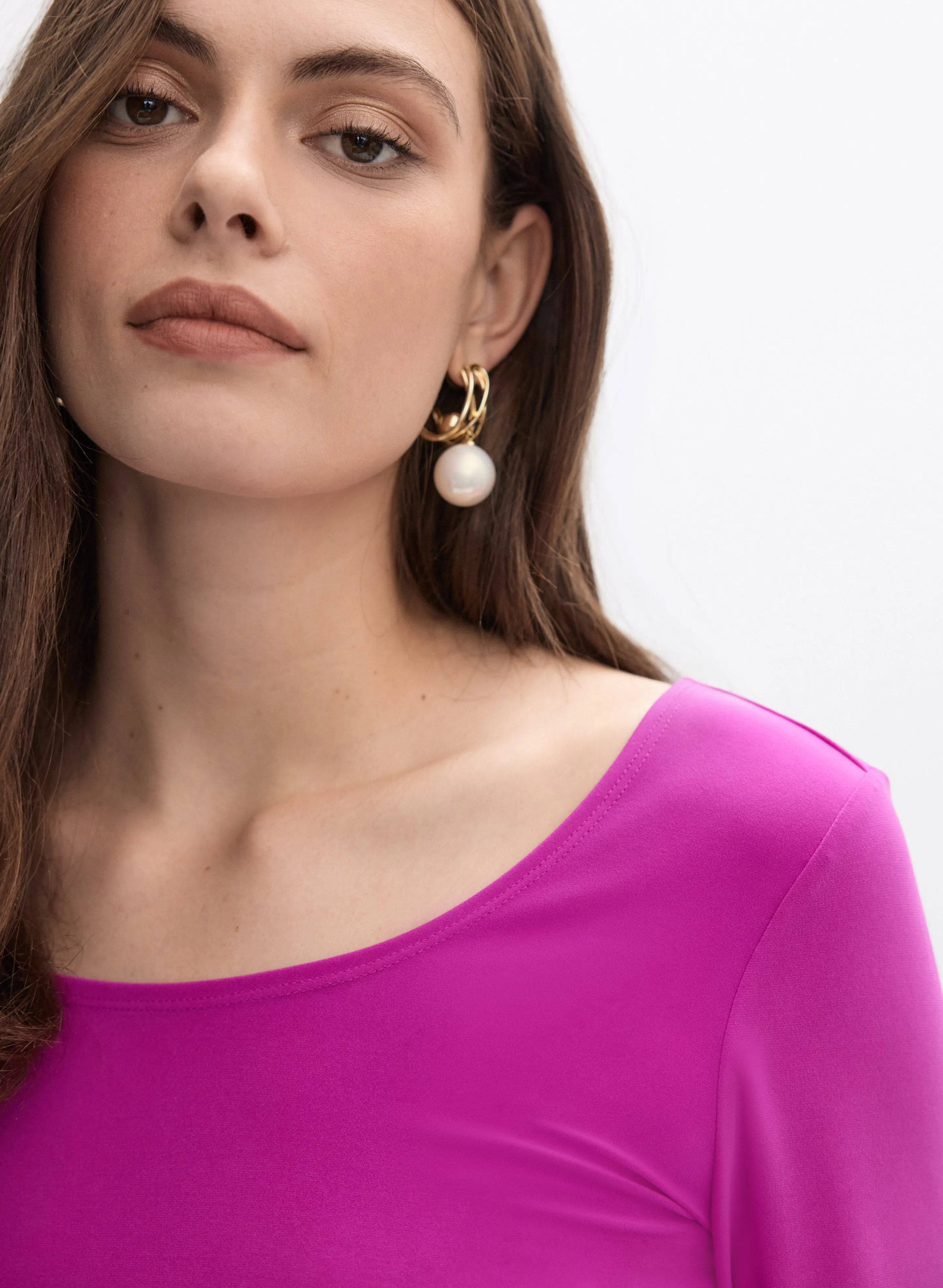 Joseph Ribkoff - Scoop Neck Top sold by Melanie Lyne product image thumbnail 5