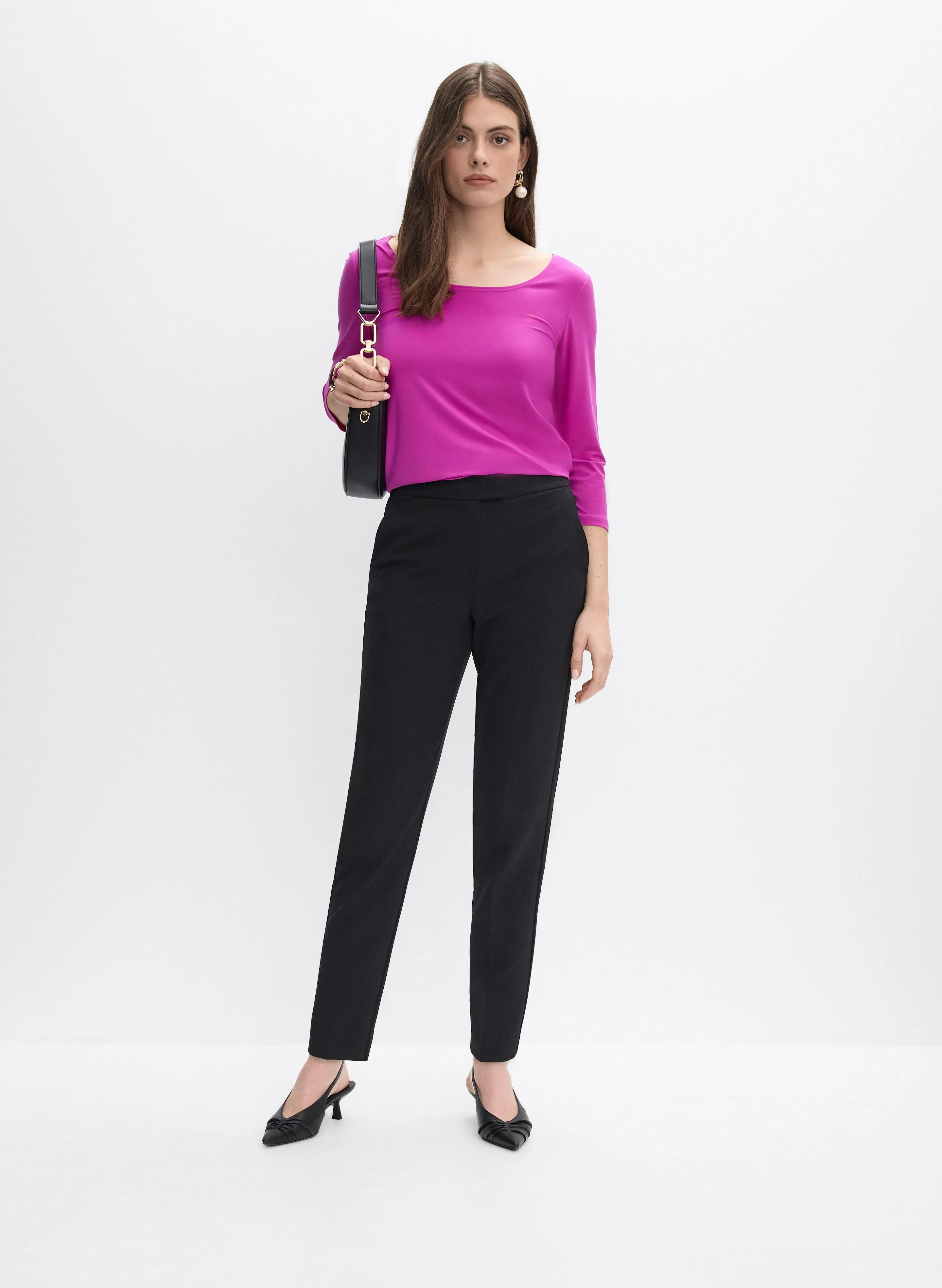 Joseph Ribkoff - Scoop Neck Top sold by Melanie Lyne product image thumbnail 4