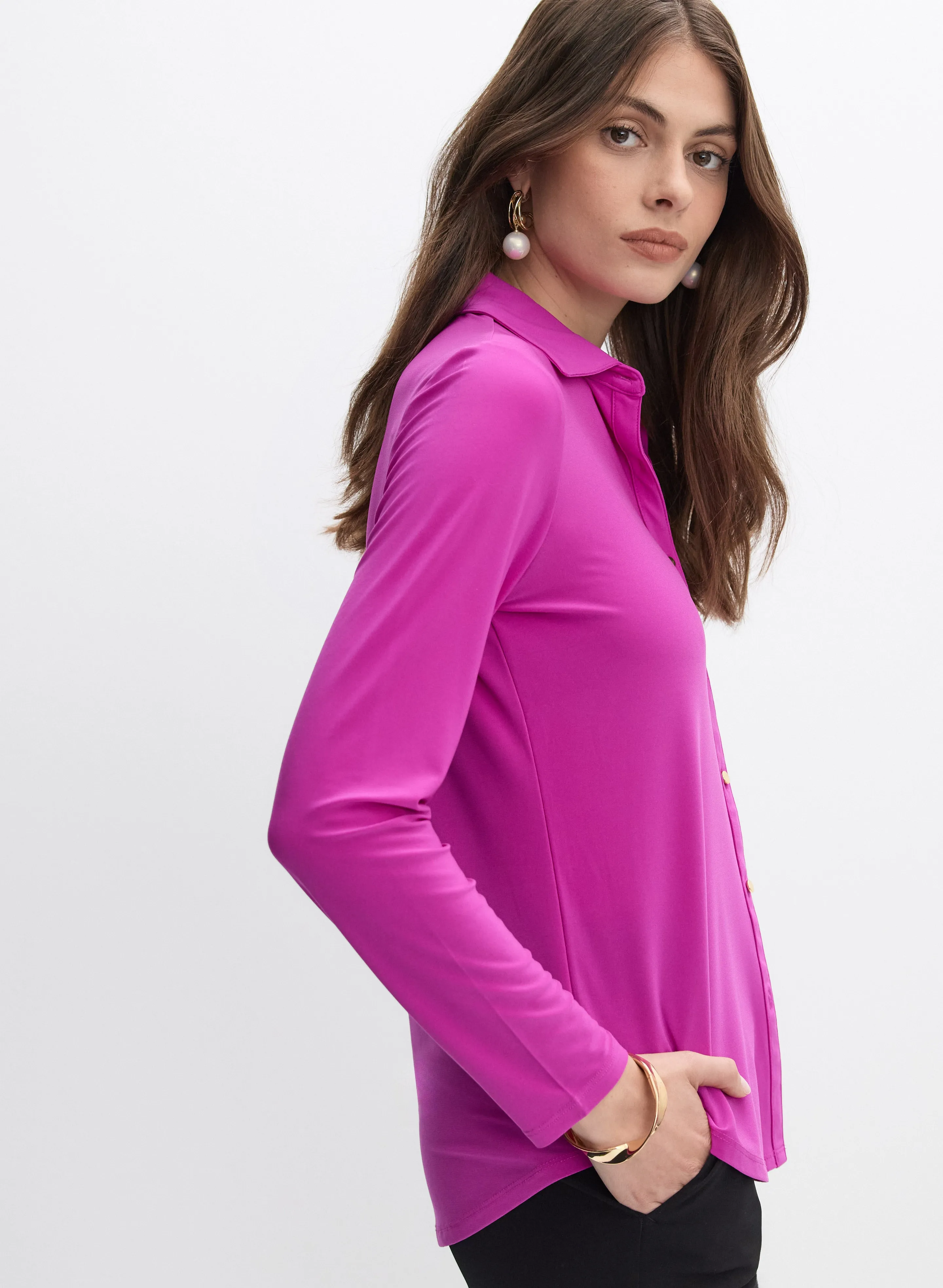Joseph Ribkoff - Button-Down Blouse sold by Melanie Lyne product image thumbnail 2