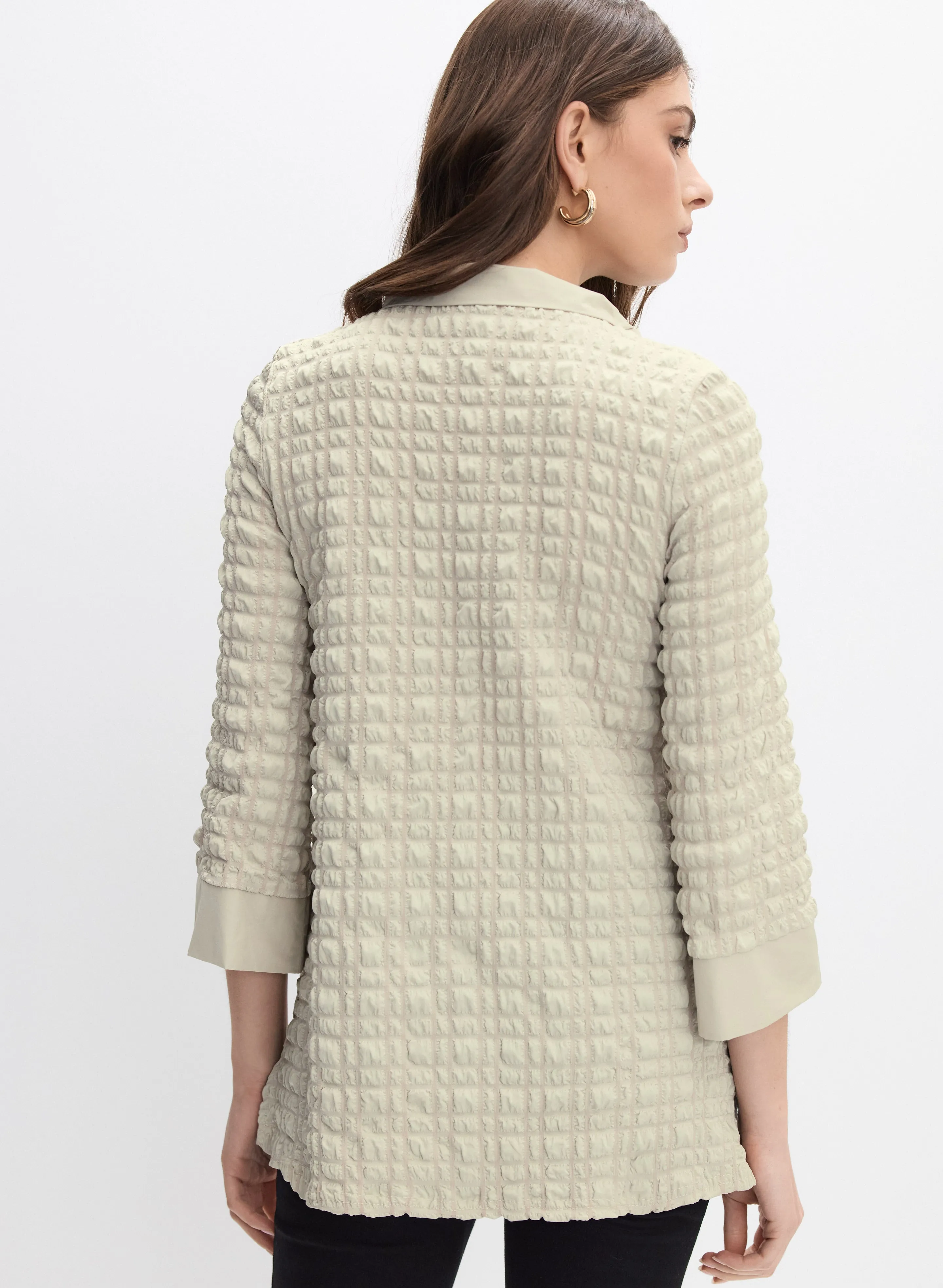 Joseph Ribkoff - Textured Mock Neck Top sold by Melanie Lyne product image thumbnail 3