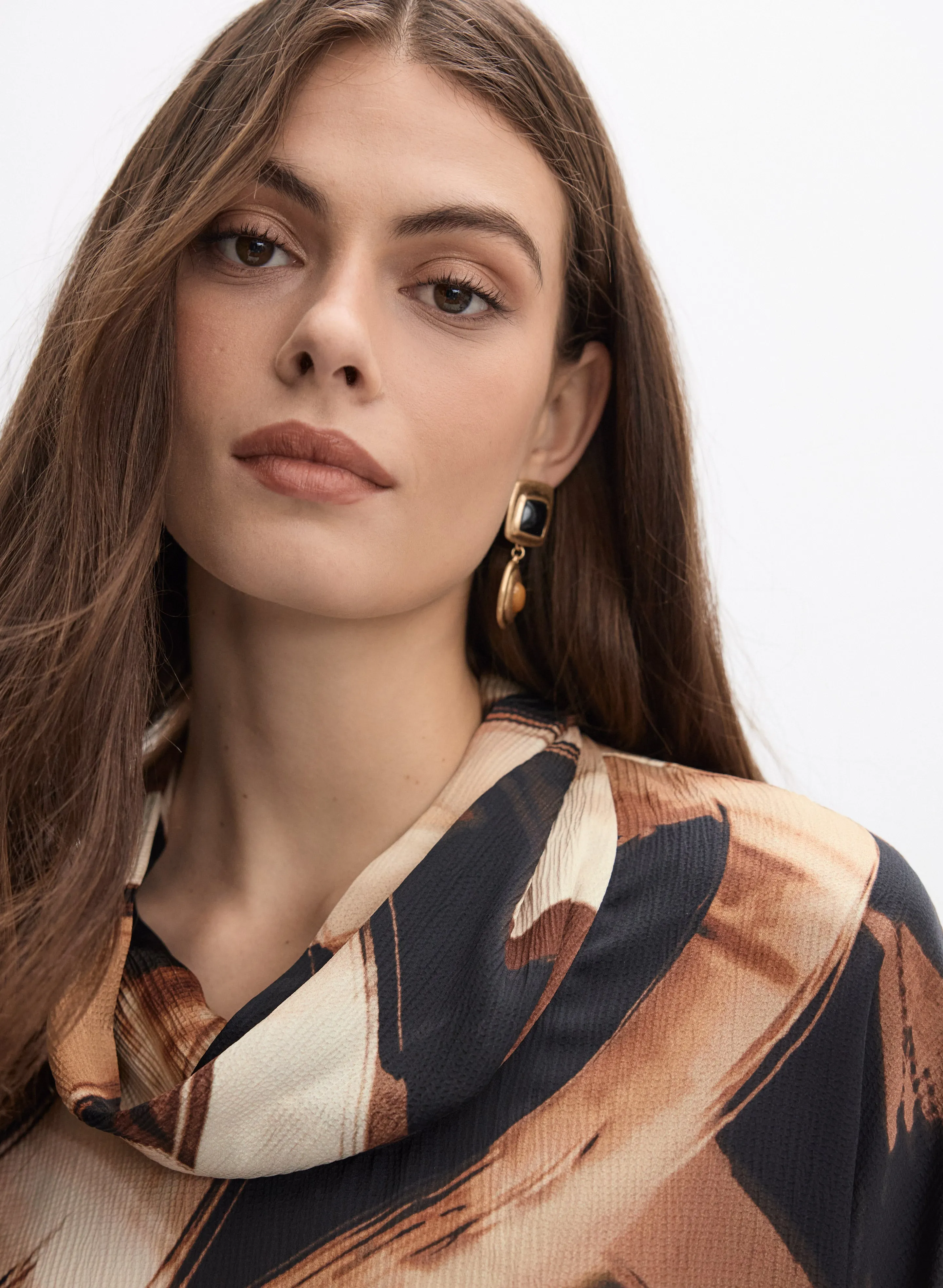 Joseph Ribkoff - Abstract Print Blouse sold by Melanie Lyne product image thumbnail 4