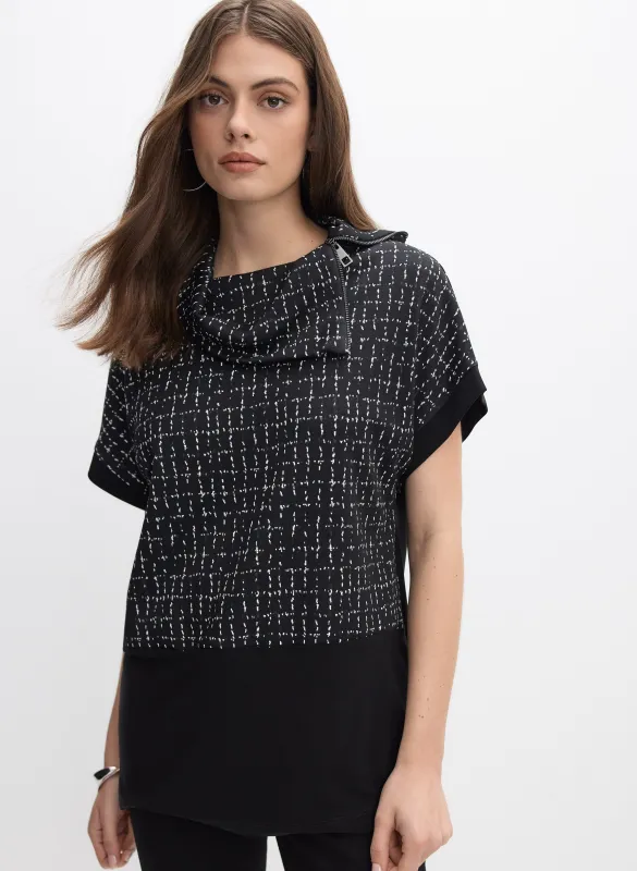 Joseph Ribkoff - Jacquard Tunic Top made by Melanie Lyne