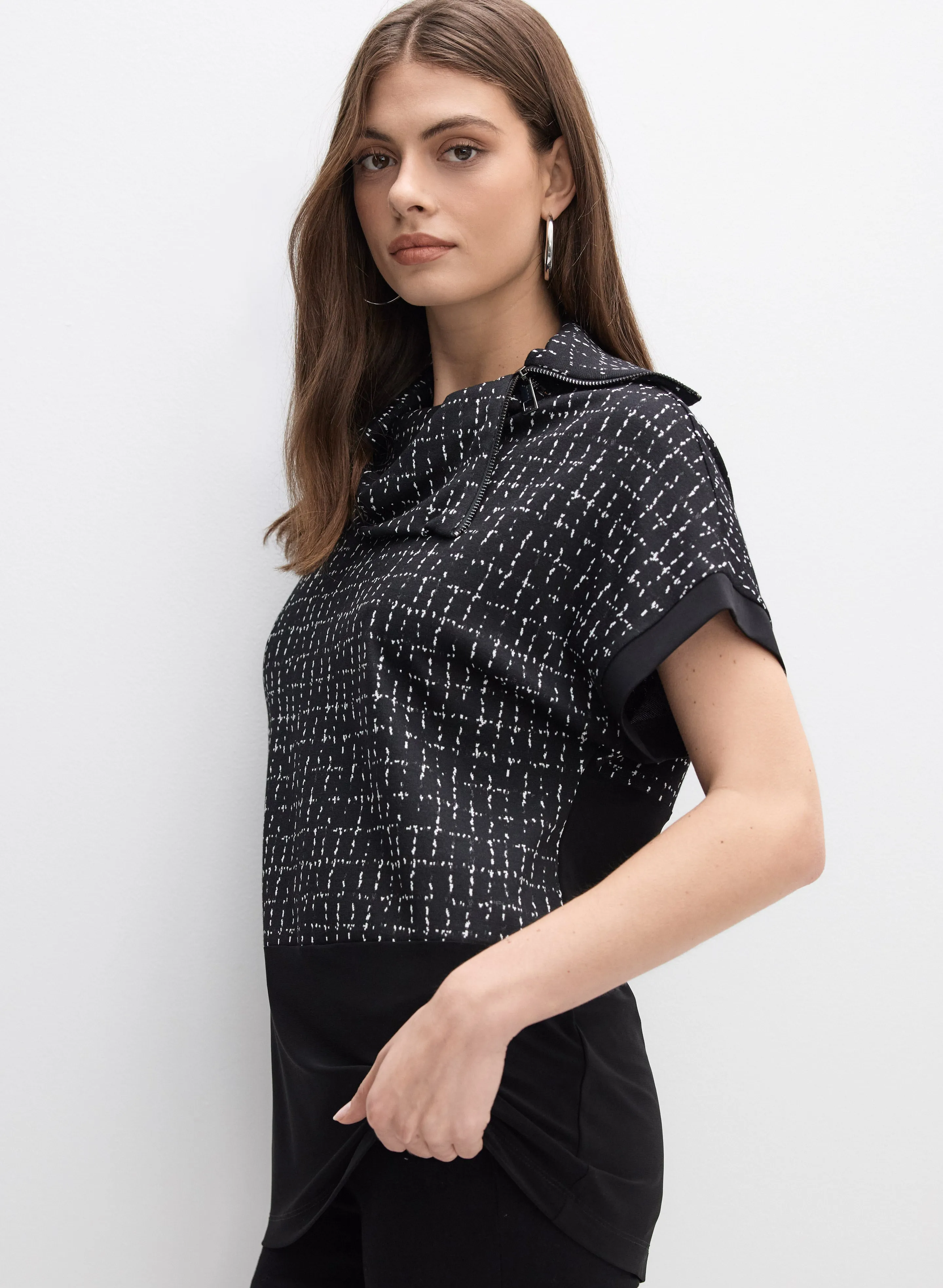 Joseph Ribkoff - Jacquard Tunic Top sold by Melanie Lyne product image thumbnail 2