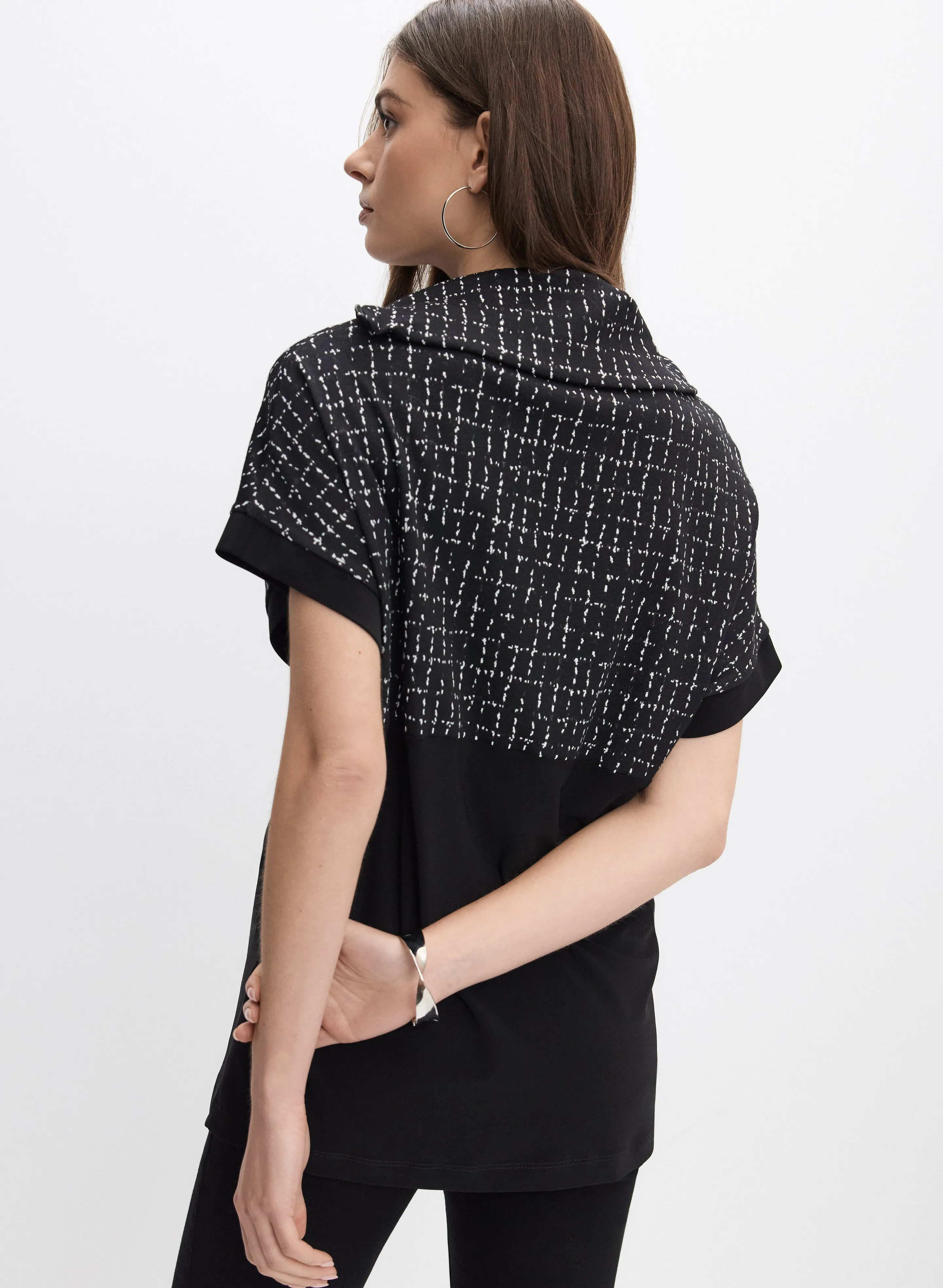 Joseph Ribkoff - Jacquard Tunic Top sold by Melanie Lyne product image thumbnail 3