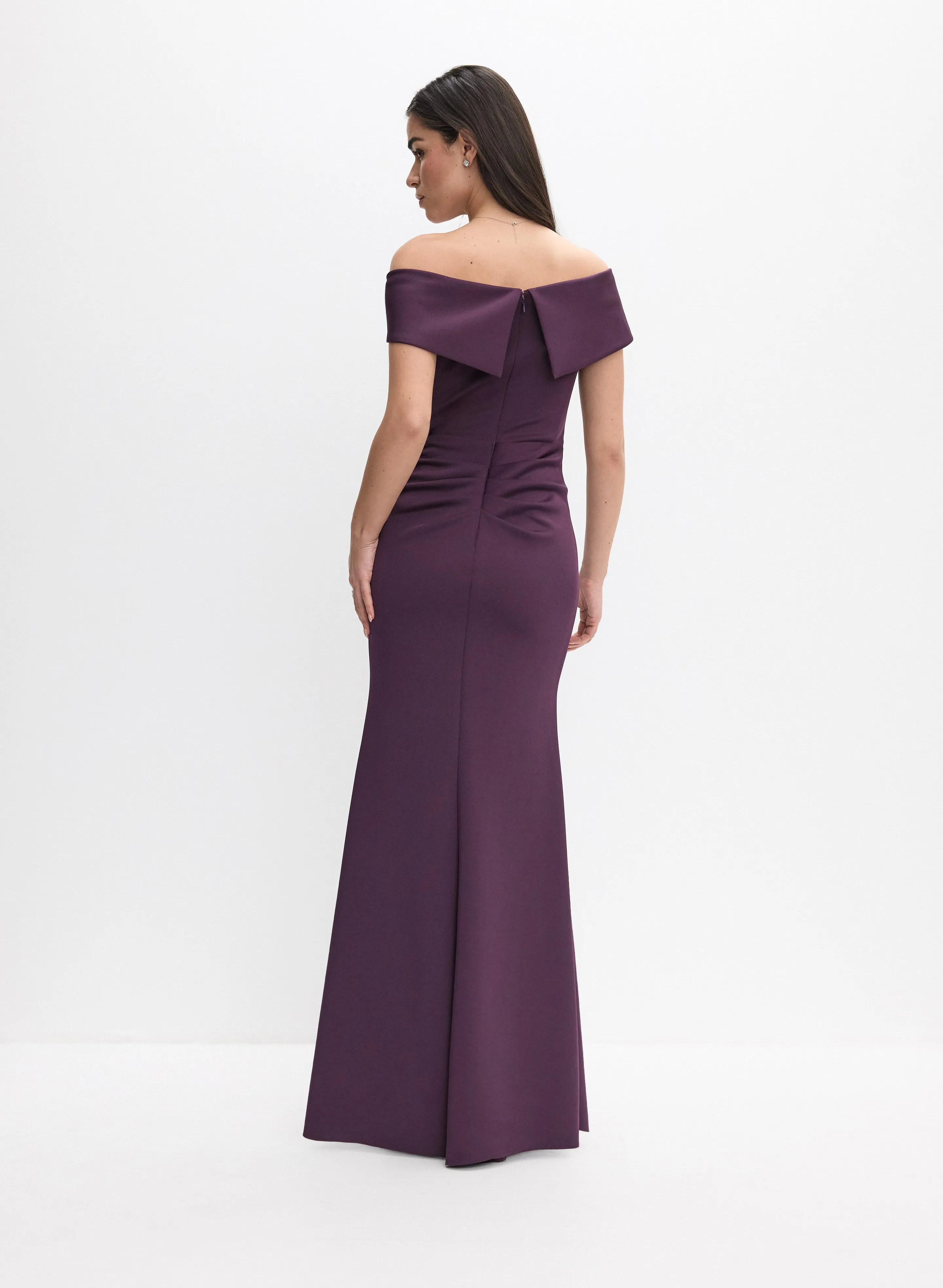BA Nites - Off-The-Shoulder Ruffle Dress sold by Melanie Lyne product image thumbnail 3