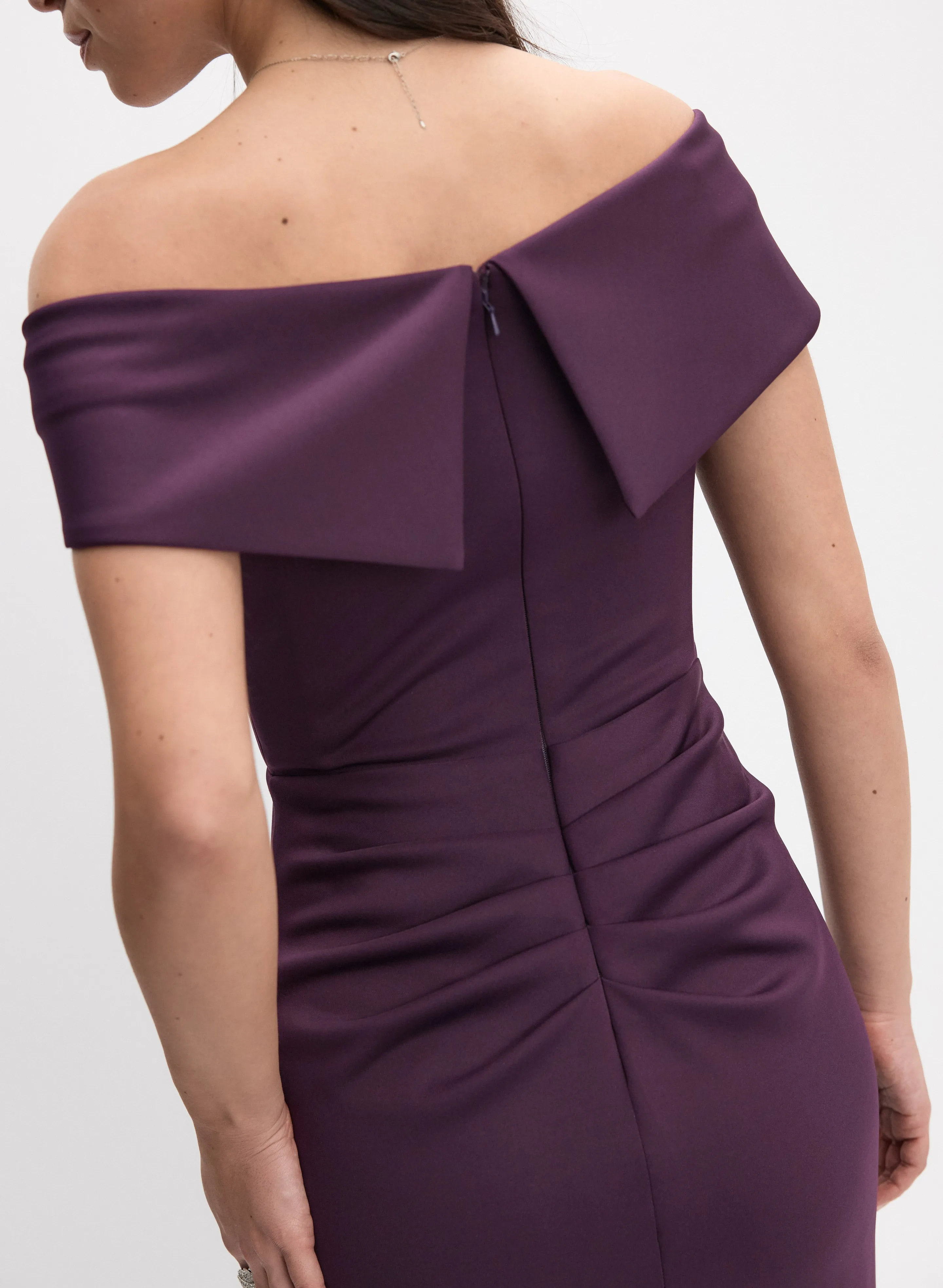 BA Nites - Off-The-Shoulder Ruffle Dress sold by Melanie Lyne product image thumbnail 5
