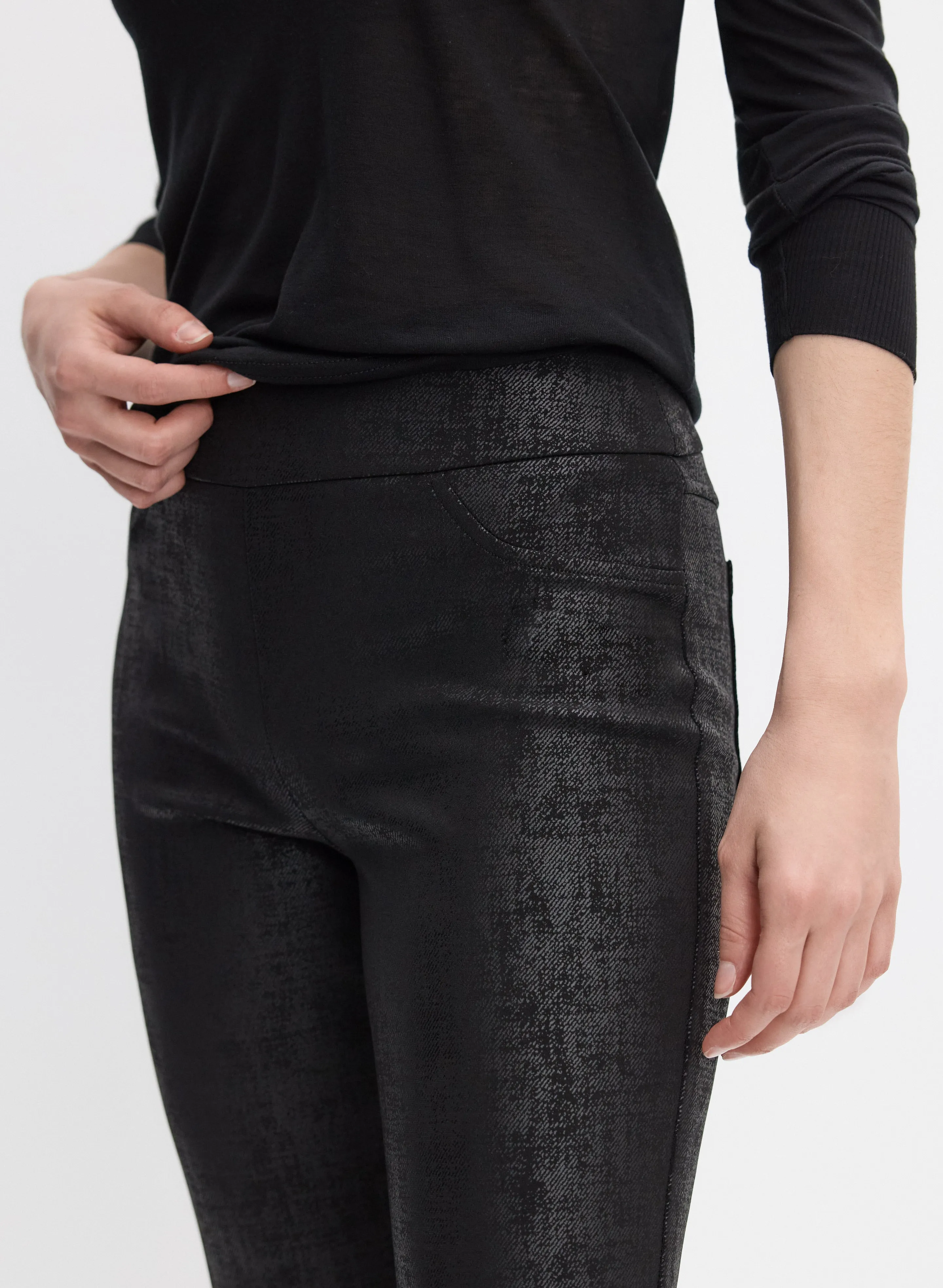 Joseph Ribkoff - Washed Effect Slim-Leg Pants sold by Melanie Lyne product image thumbnail 5