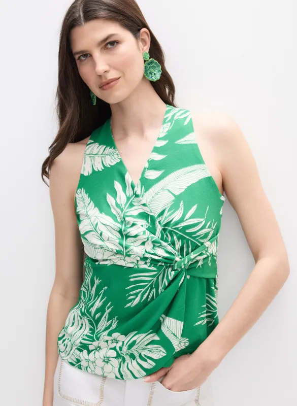 Tropical Knot Detail Top made by Melanie Lyne