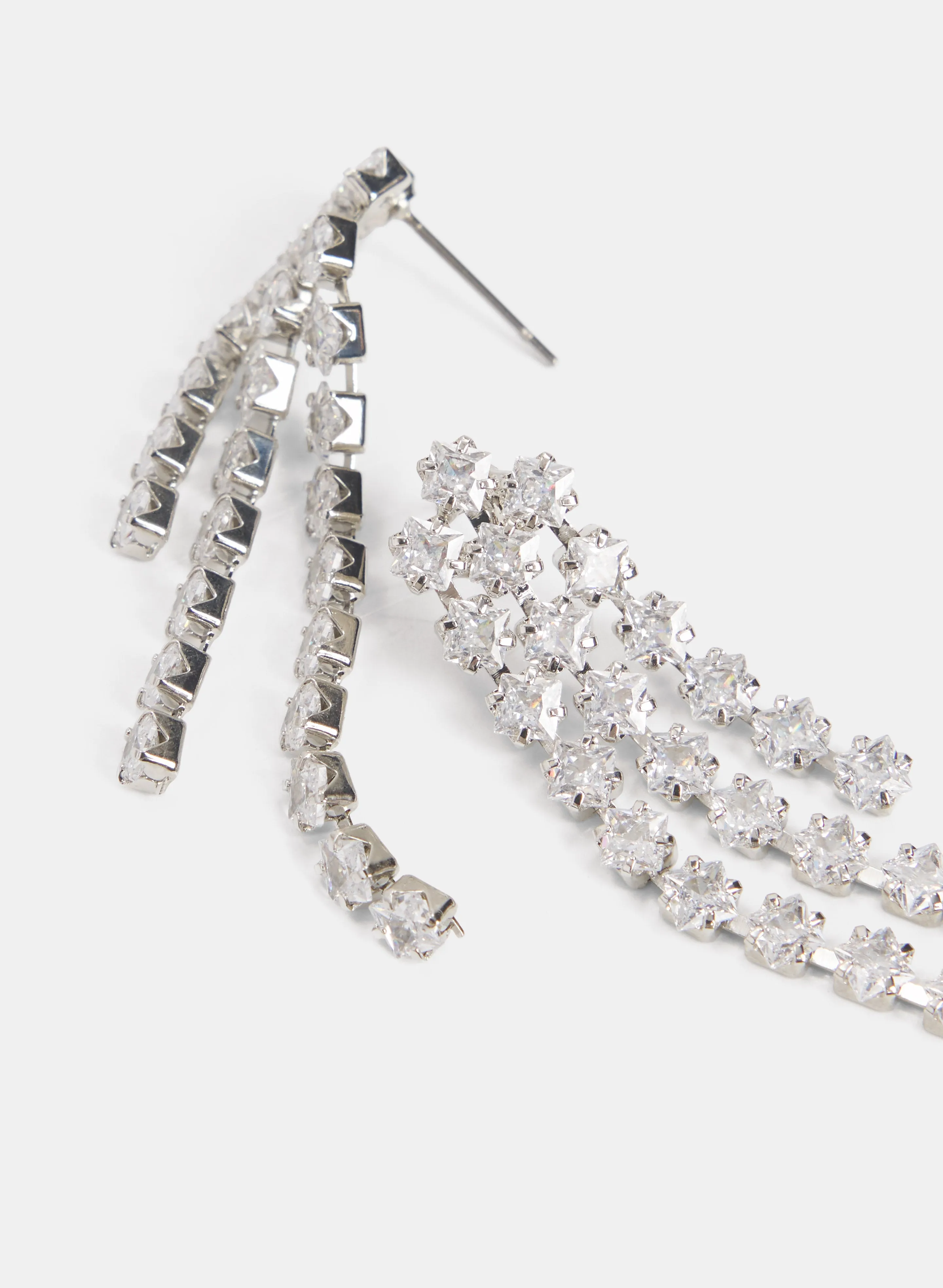 Cubic Zirconia Waterfall Earrings sold by Melanie Lyne product image thumbnail 2