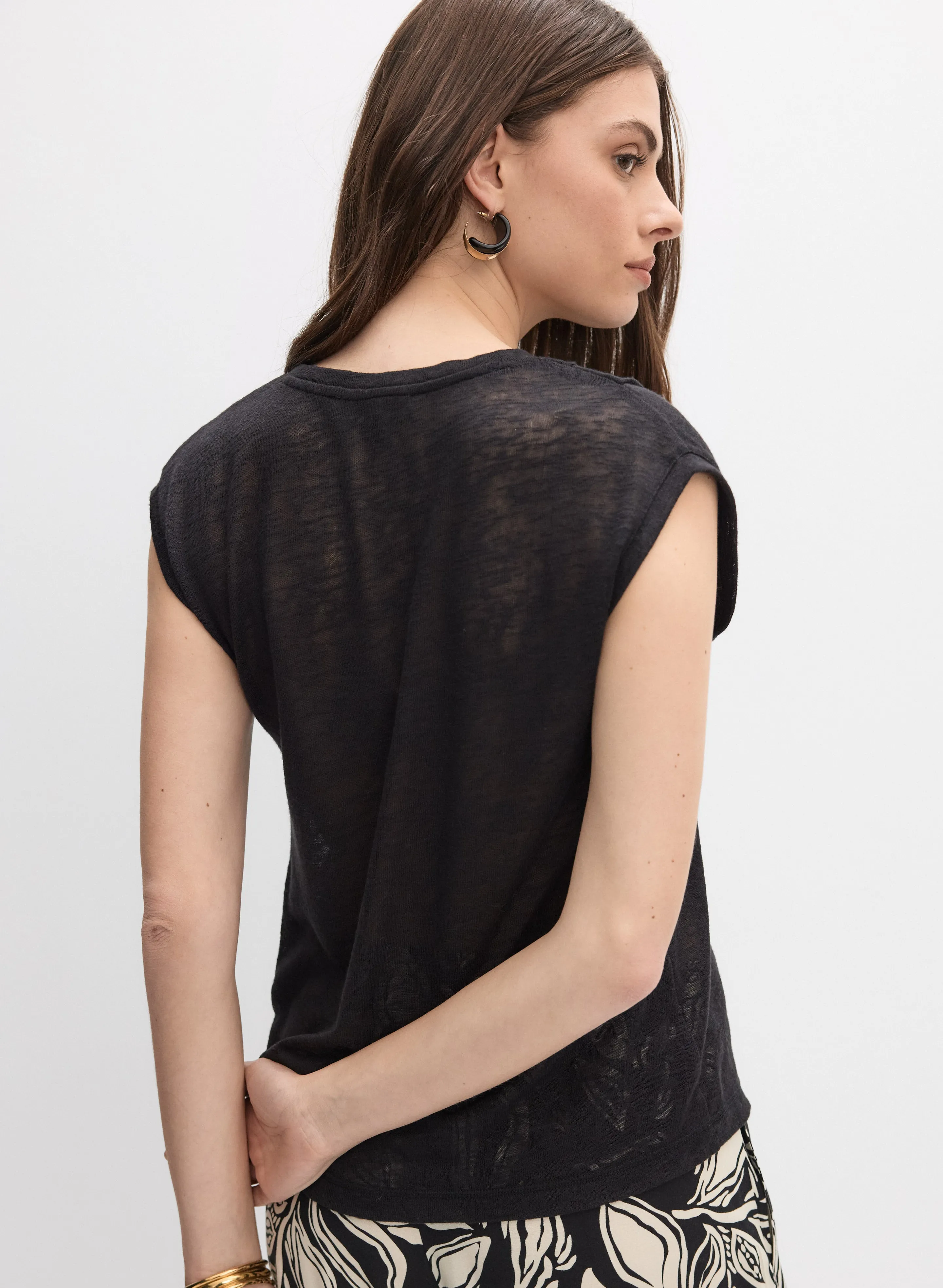 Slub Jersey Top sold by Melanie Lyne product image thumbnail 4
