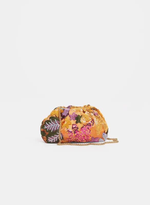 Floral Sequin Clutch made by Melanie Lyne