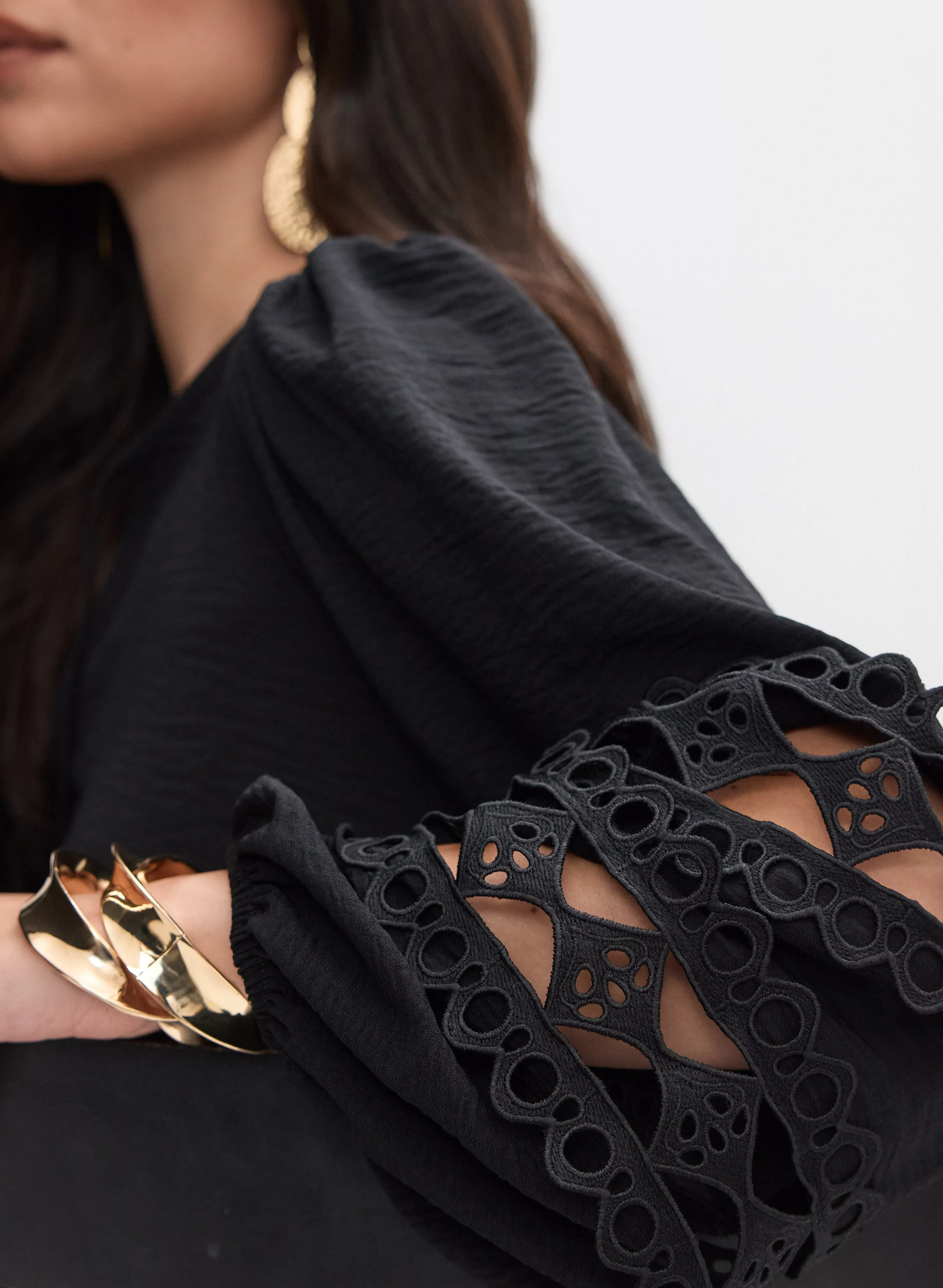 Joseph Ribkoff - Cut-Out Detail Blouse sold by Melanie Lyne product image thumbnail 5