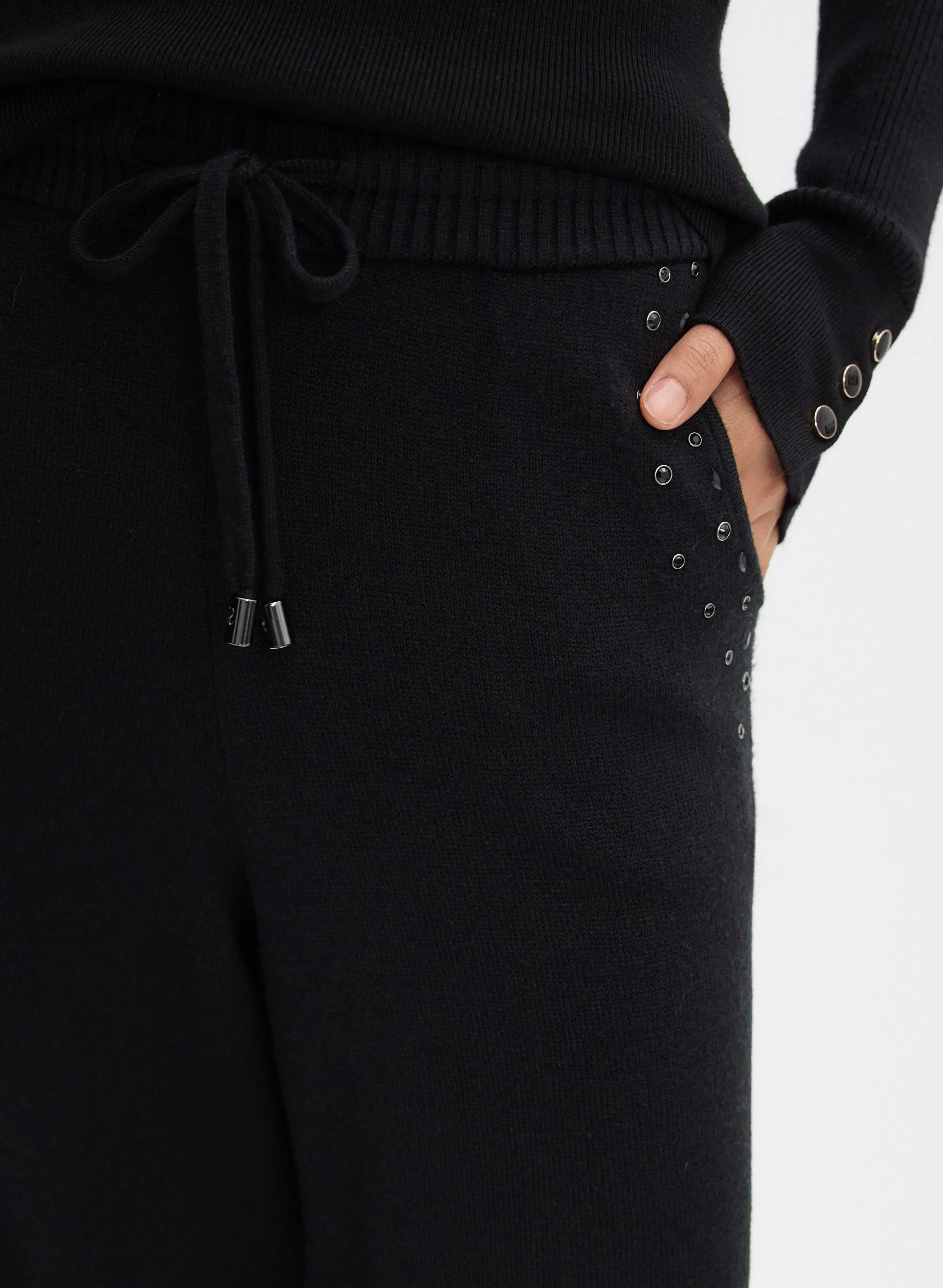 Joseph Ribkoff - Knit Wide-Leg Pants sold by Melanie Lyne product image thumbnail 4