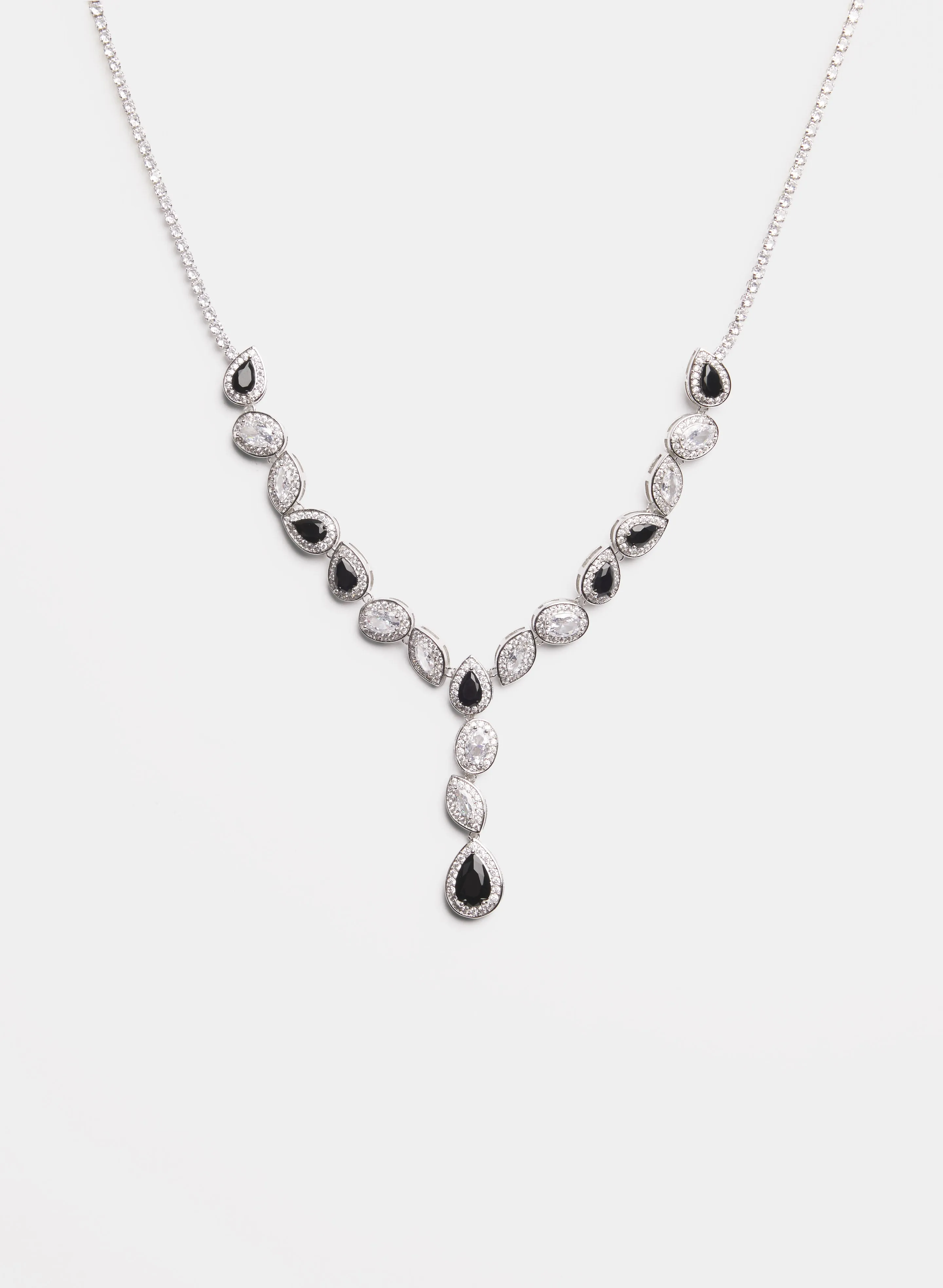 Crystal Y-Shaped Necklace sold by Melanie Lyne