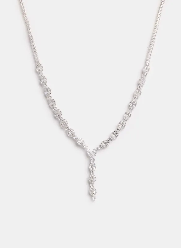 Crystal Y Necklace made by Melanie Lyne
