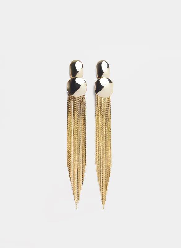 Chain Cascade Earrings made by Melanie Lyne