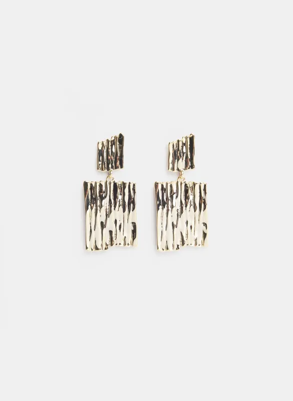 Geometric Square Earrings made by Melanie Lyne