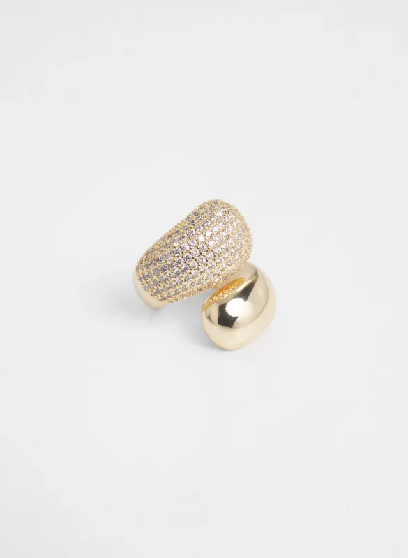 Cubic Zirconia Crystal Ring made by Melanie Lyne