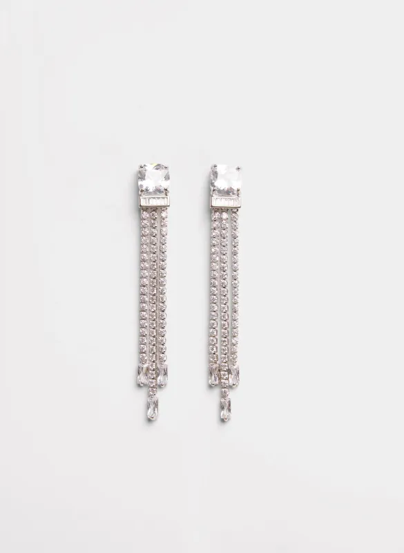 Crystal Dangle Earrings made by Melanie Lyne