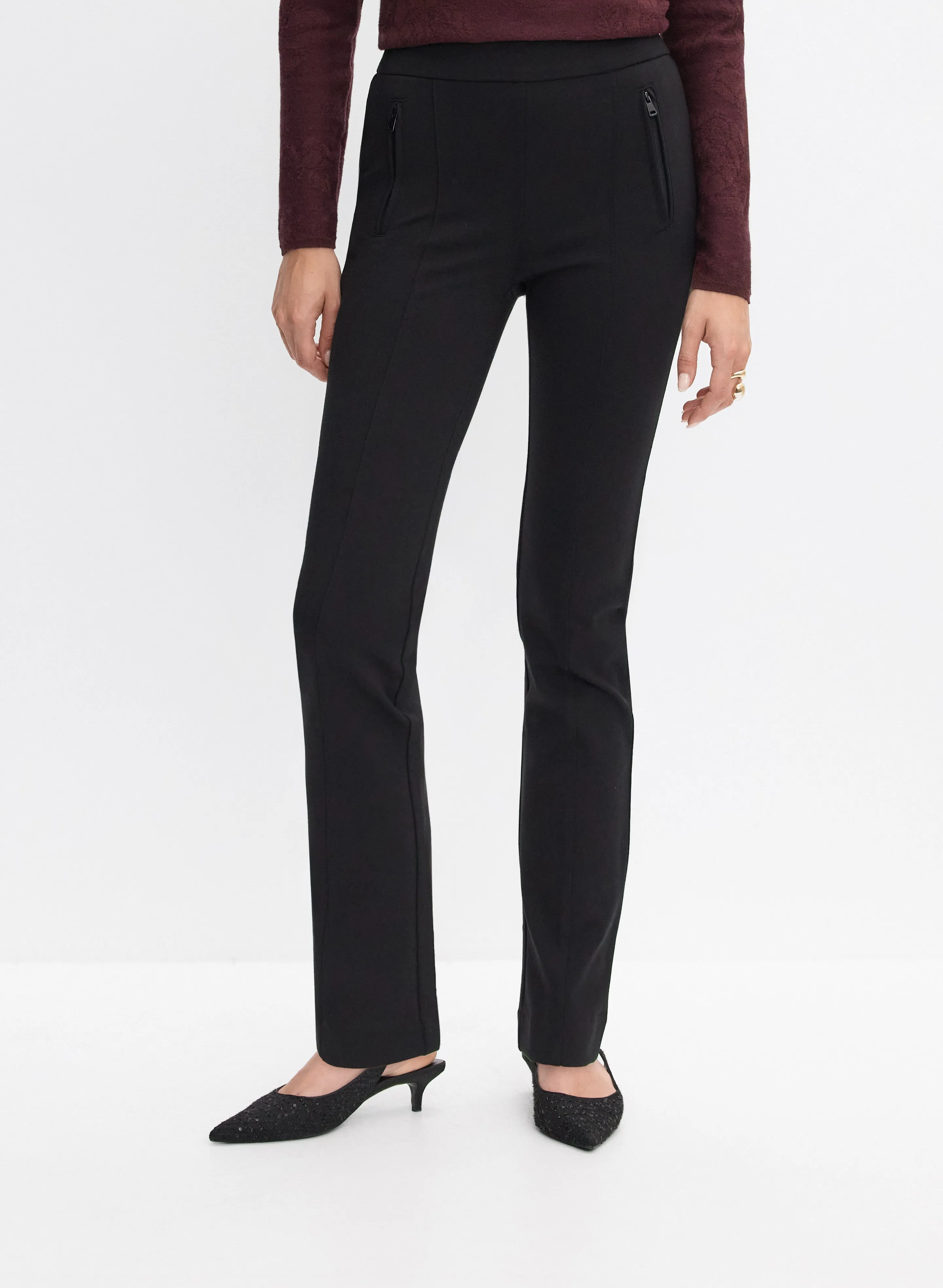 Madison Slim-Leg Pants sold by Melanie Lyne