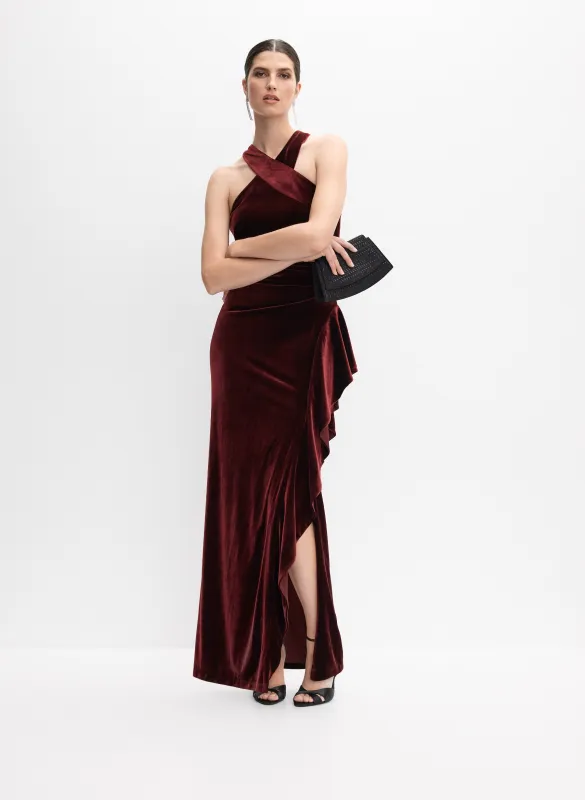 BA Nites - Fitted Velvet Dress made by Melanie Lyne