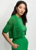 Pointelle Knit Bolero sold by Melanie Lyne