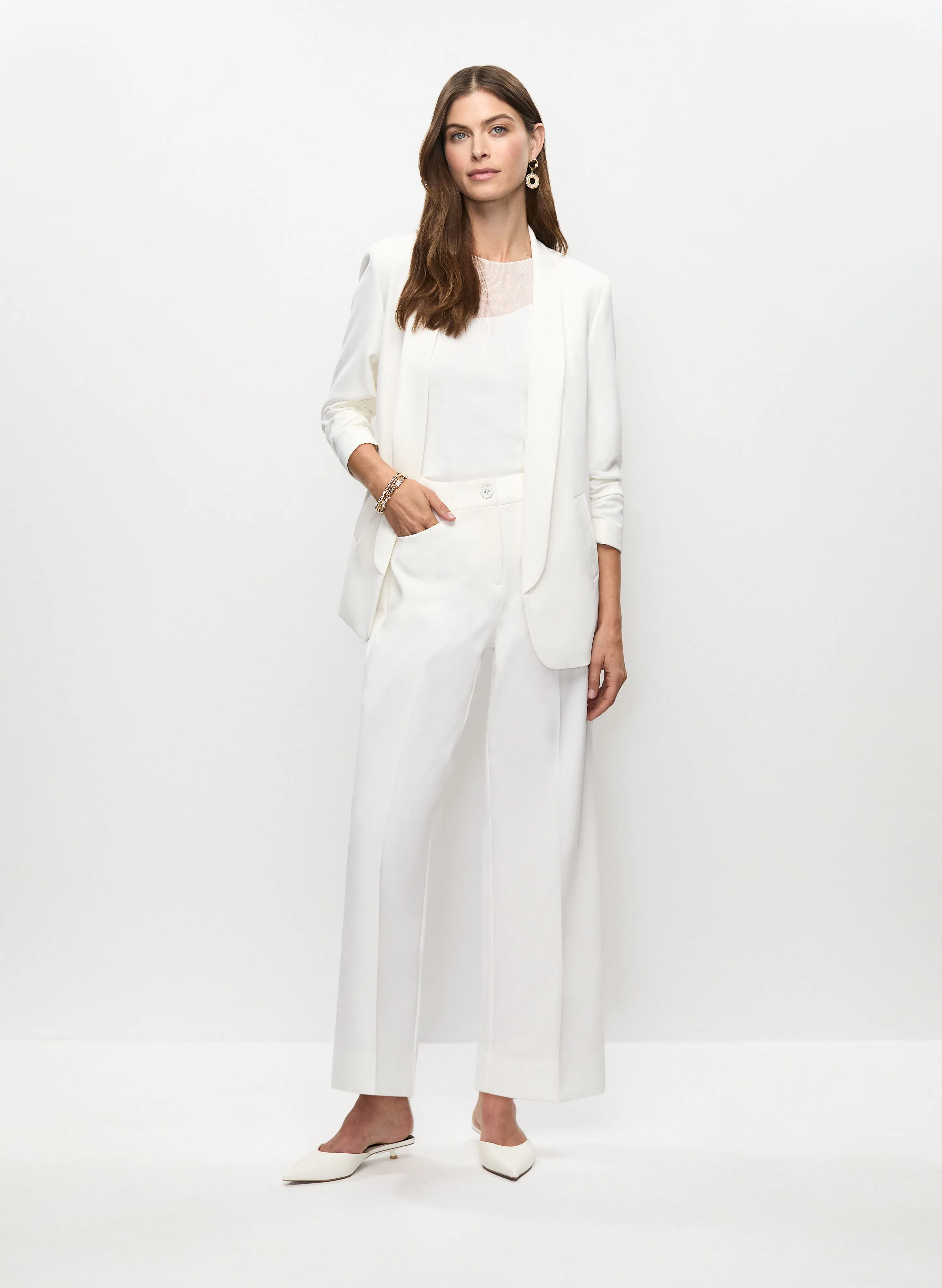 Wide Hem Culotte Pants sold by Melanie Lyne product image thumbnail 3