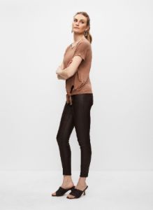 Frank Lyman - Vegan Leather-Like Pants sold by Melanie Lyne